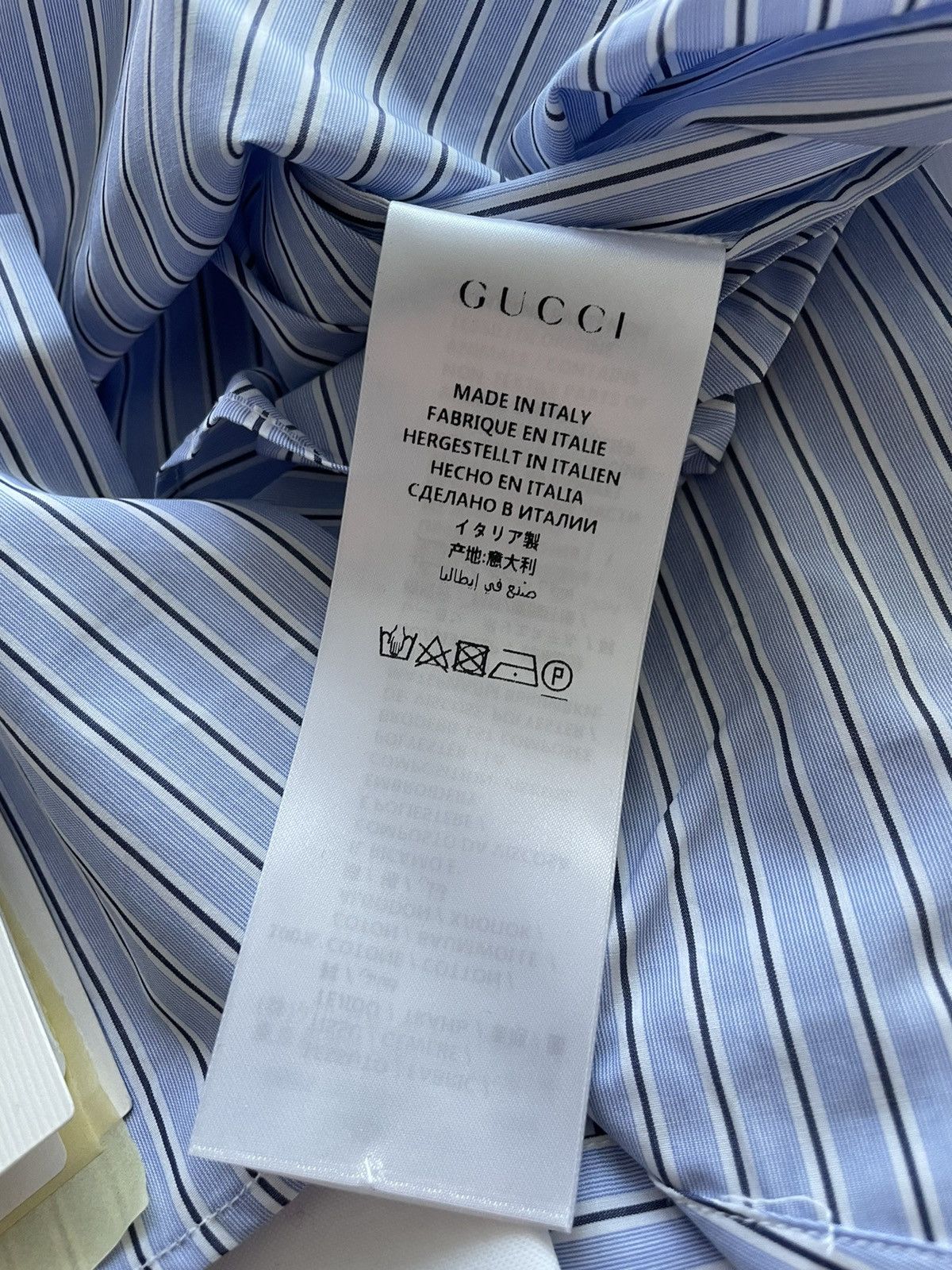 Gucci Rare 100% New Super Runway Embroidery Butterfly Duke Shirt Size US XL / EU 56 / 4 - 14 Thumbnail
