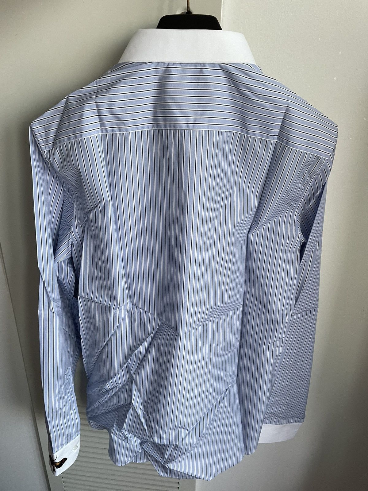 Gucci Rare 100% New Super Runway Embroidery Butterfly Duke Shirt Size US XL / EU 56 / 4 - 21 Thumbnail