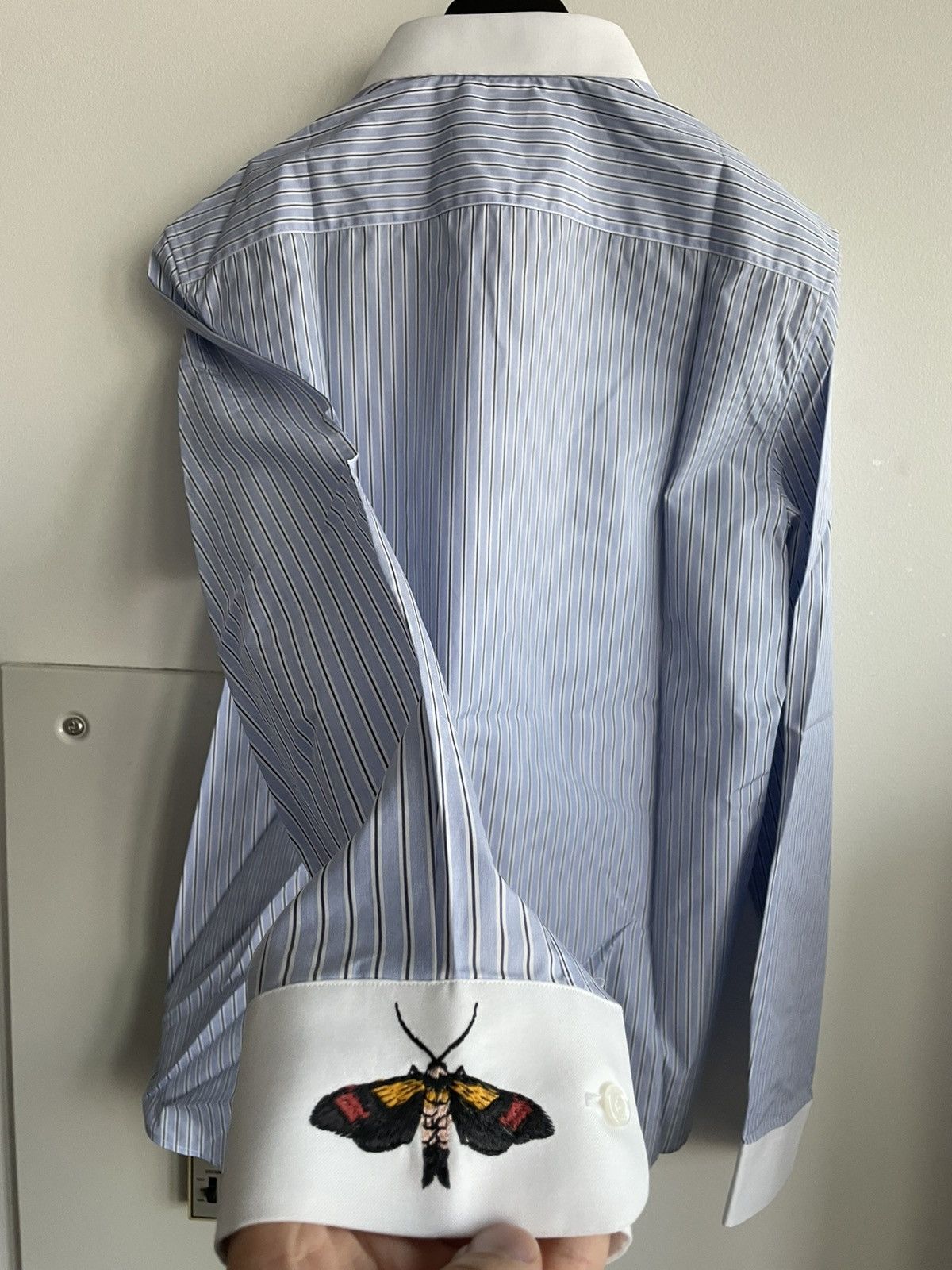 Gucci Rare 100% New Super Runway Embroidery Butterfly Duke Shirt Size US XL / EU 56 / 4 - 3 Thumbnail