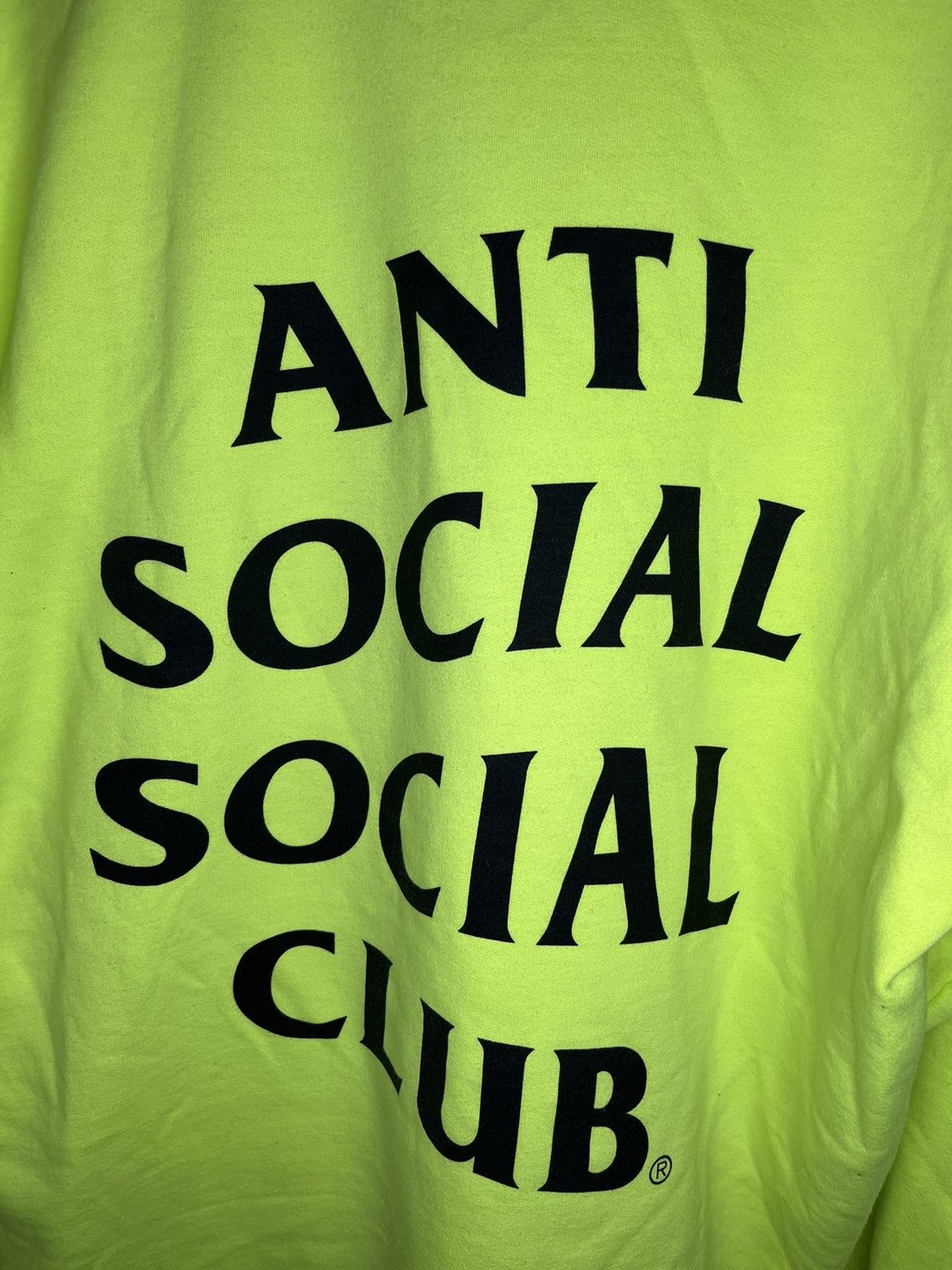 Anti Social Social Club Anti Social Social Club Open Minded Hoodie Neon Green Grailed