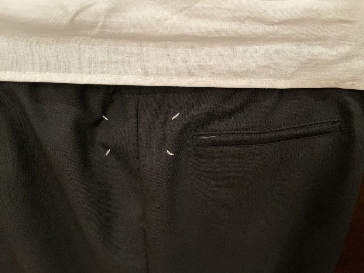 Maison Margiela Maison Margiela drawstring single pleat pants Size 46L - 3 Thumbnail