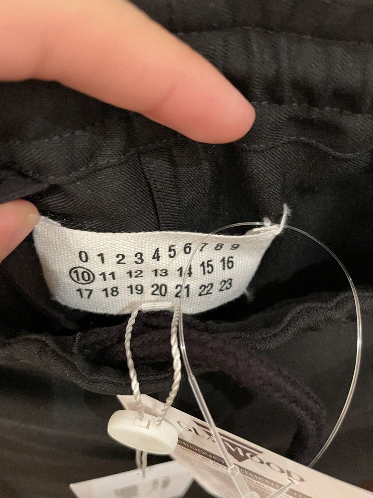 Maison Margiela Maison Margiela drawstring single pleat pants Size 46L - 6 Thumbnail