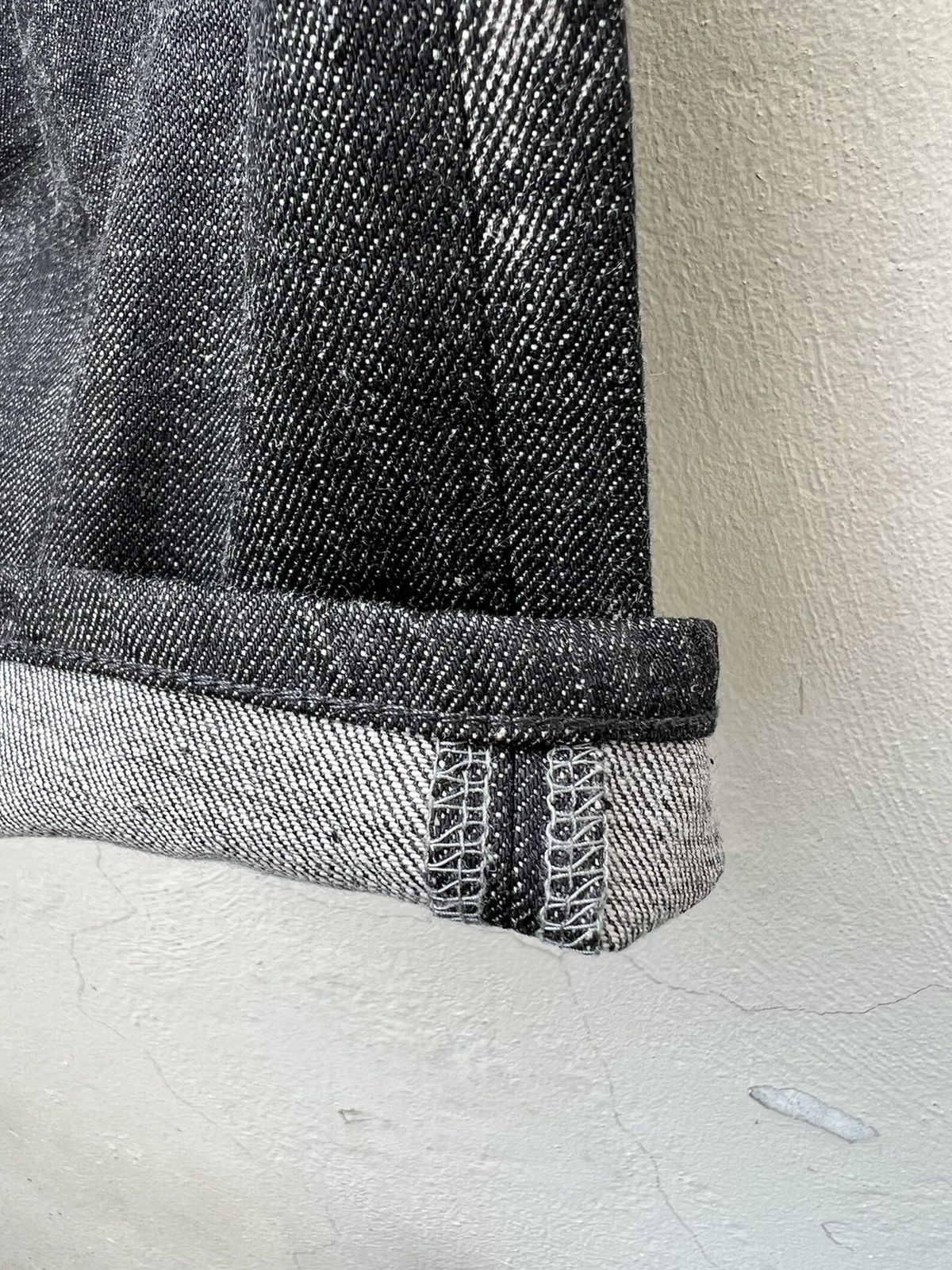 Vintage Vintage PEKKE Japan Splashed Art Black Denim Jeans Size US 32 / EU 48 - 12 Thumbnail