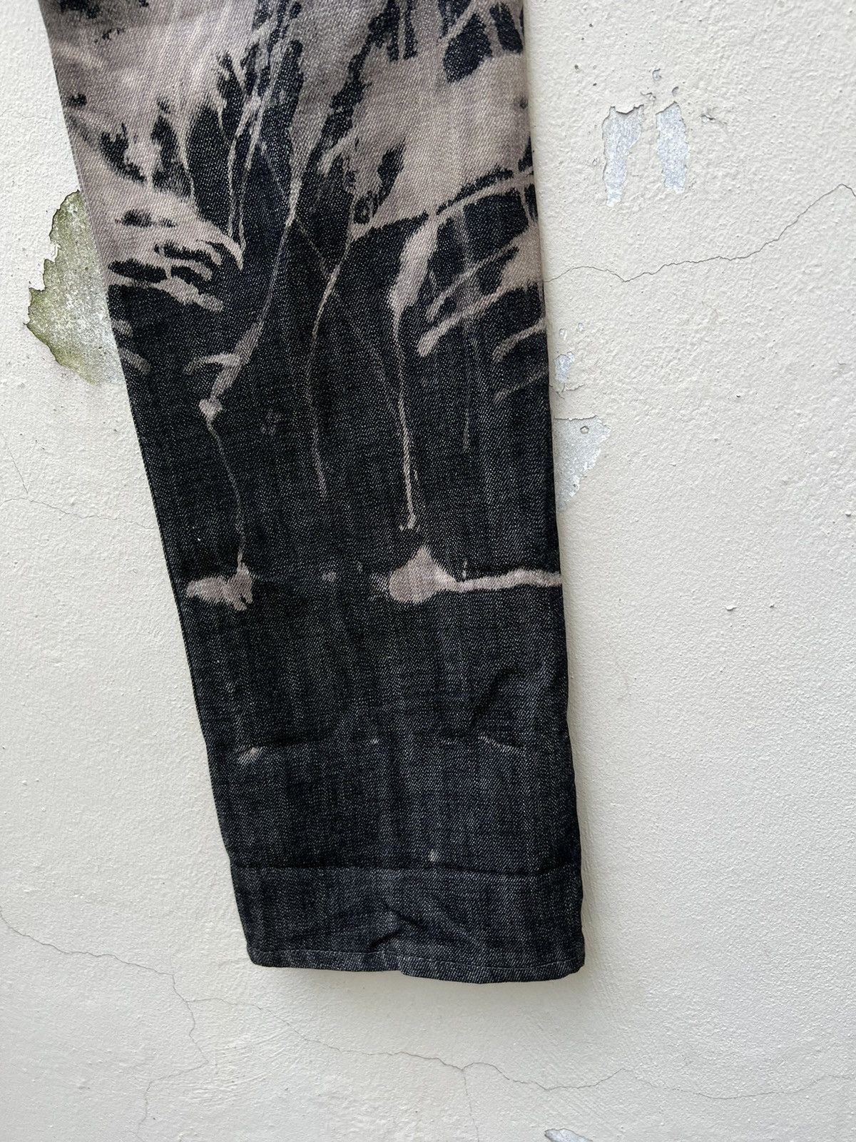 Vintage Vintage PEKKE Japan Splashed Art Black Denim Jeans Size US 32 / EU 48 - 18 Thumbnail
