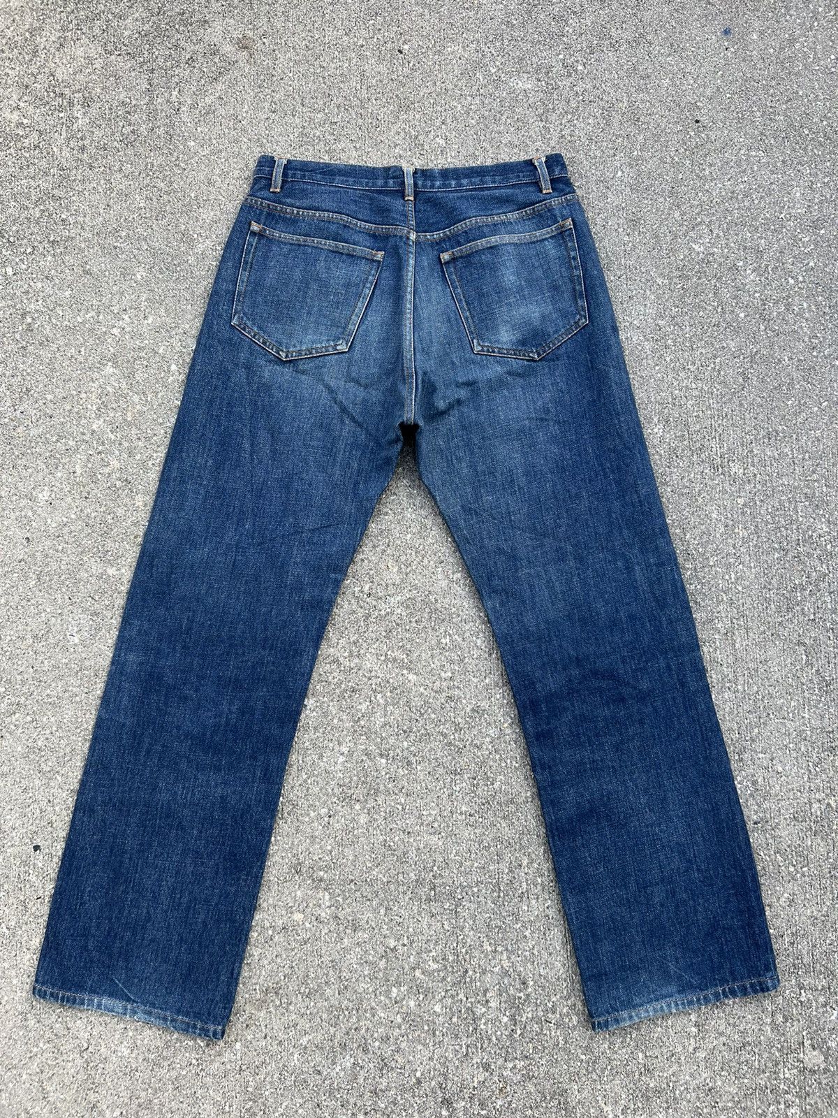A.P.C. Vintage A.P.C. Paris Faded Denim Redline Selvedge Jeans Size US 31 - 5 Thumbnail