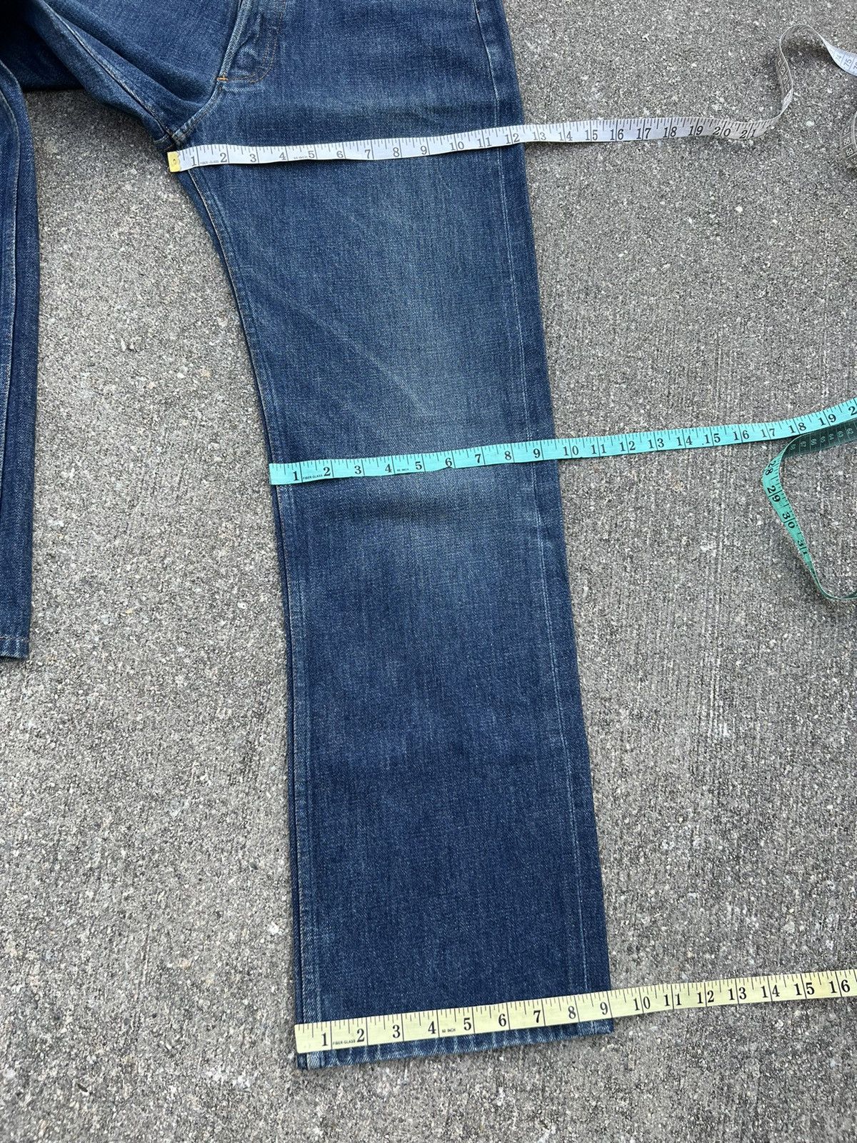 A.P.C. Vintage A.P.C. Paris Faded Denim Redline Selvedge Jeans Size US 31 - 3 Thumbnail