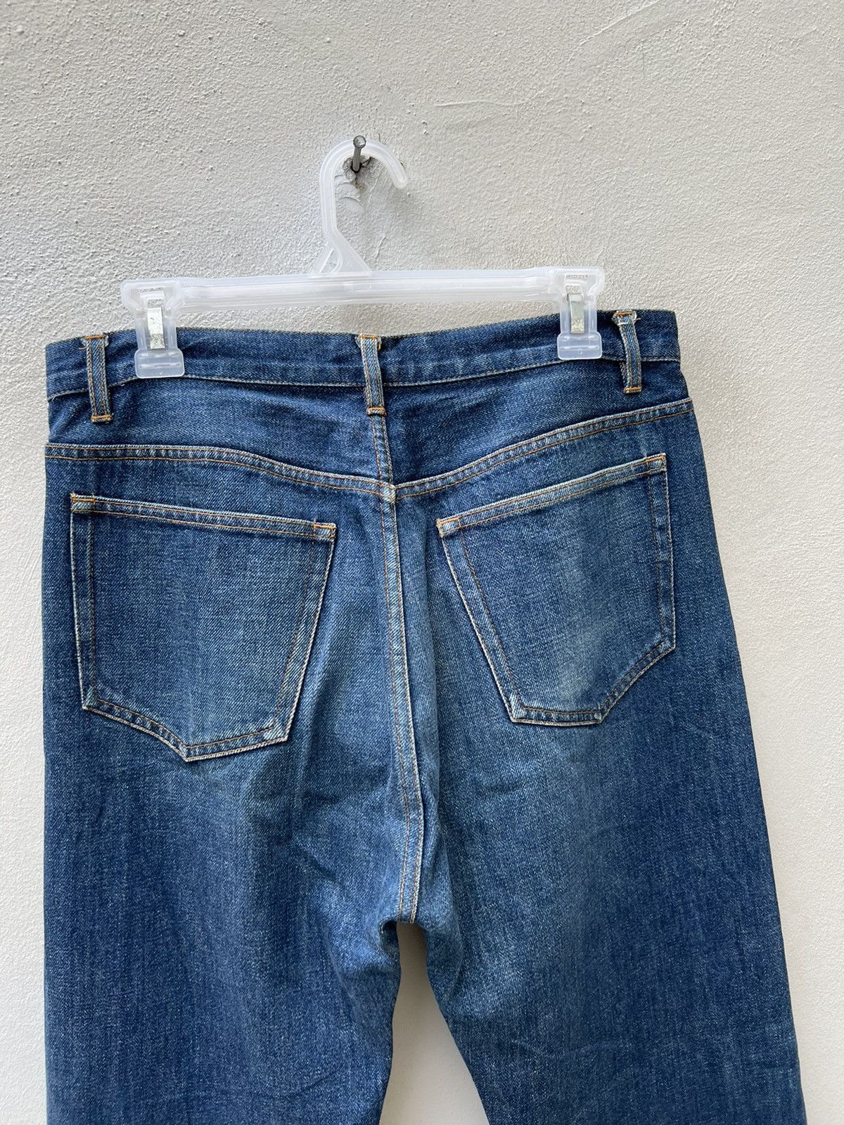 A.P.C. Vintage A.P.C. Paris Faded Denim Redline Selvedge Jeans Size US 31 - 16 Thumbnail