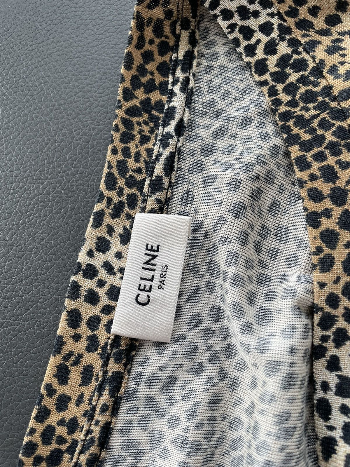 Celine × Hedi Slimane Runway Brand New Iconic Hedi Classic Leopard T-shirt Tee Size US M / EU 48-50 / 2 - 8 Thumbnail