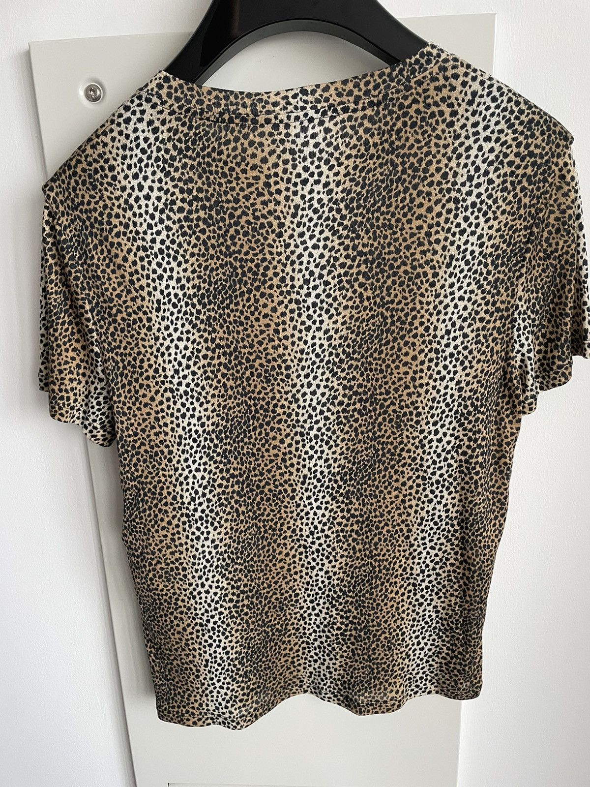 Celine × Hedi Slimane Runway Brand New Iconic Hedi Classic Leopard T-shirt Tee Size US M / EU 48-50 / 2 - 24 Thumbnail