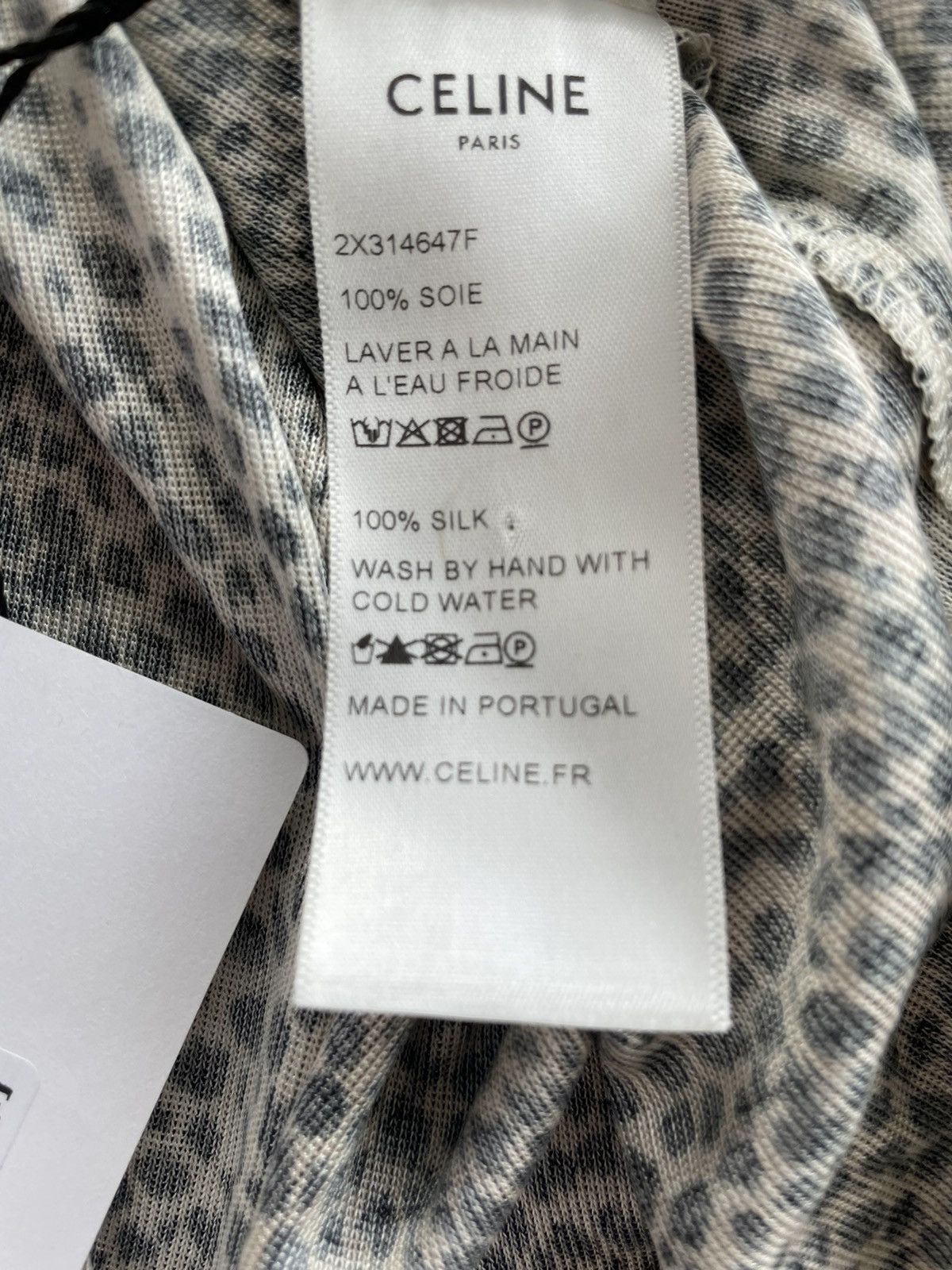 Celine × Hedi Slimane Runway Brand New Iconic Hedi Classic Leopard T-shirt Tee Size US M / EU 48-50 / 2 - 10 Thumbnail