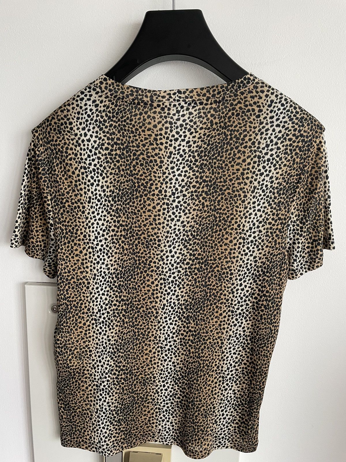 Celine × Hedi Slimane Runway Brand New Iconic Hedi Classic Leopard T-shirt Tee Size US M / EU 48-50 / 2 - 21 Thumbnail