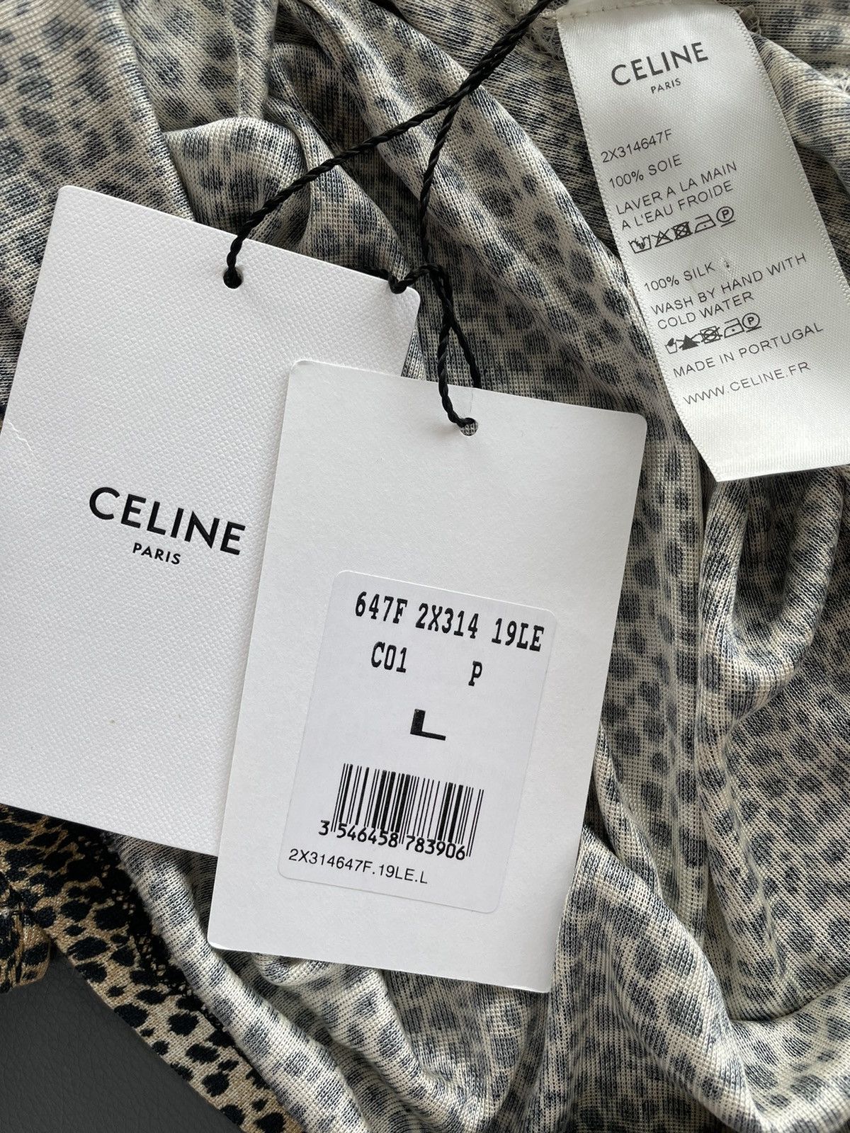 Celine × Hedi Slimane Runway Brand New Iconic Hedi Classic Leopard T-shirt Tee Size US M / EU 48-50 / 2 - 16 Thumbnail