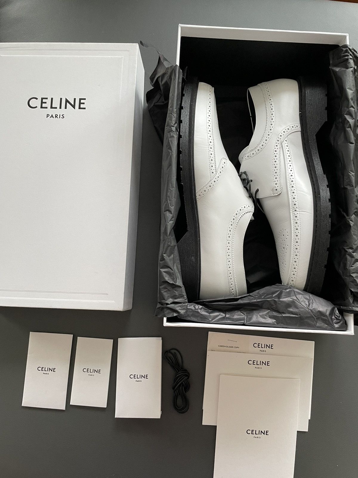 Celine × Hedi Slimane Super Runway Brand NEW Celine By Hedi Slimane Leather Loafer Size US 9.5 / EU 42-43 - 8 Thumbnail