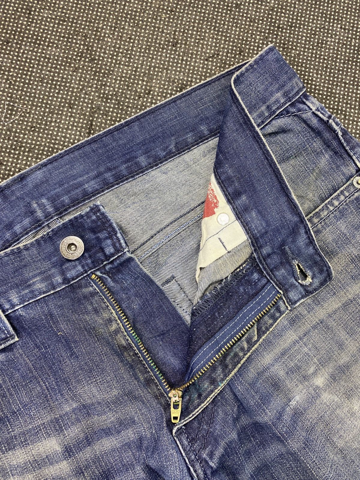 Levi's VINTAGE LEVIS 591 BLUE WASH JEANS -J479 Size US 35 - 5 Thumbnail