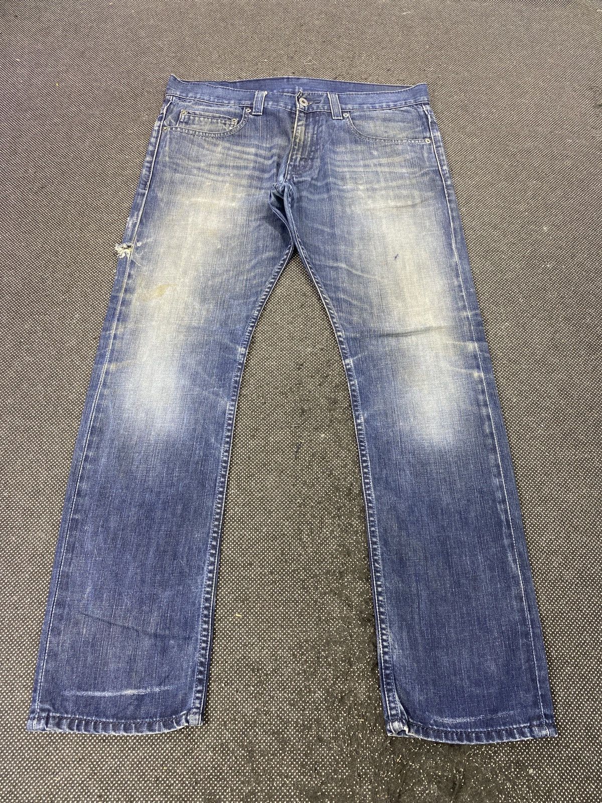 Levi's VINTAGE LEVIS 591 BLUE WASH JEANS -J479 Size US 35 - 2 Thumbnail