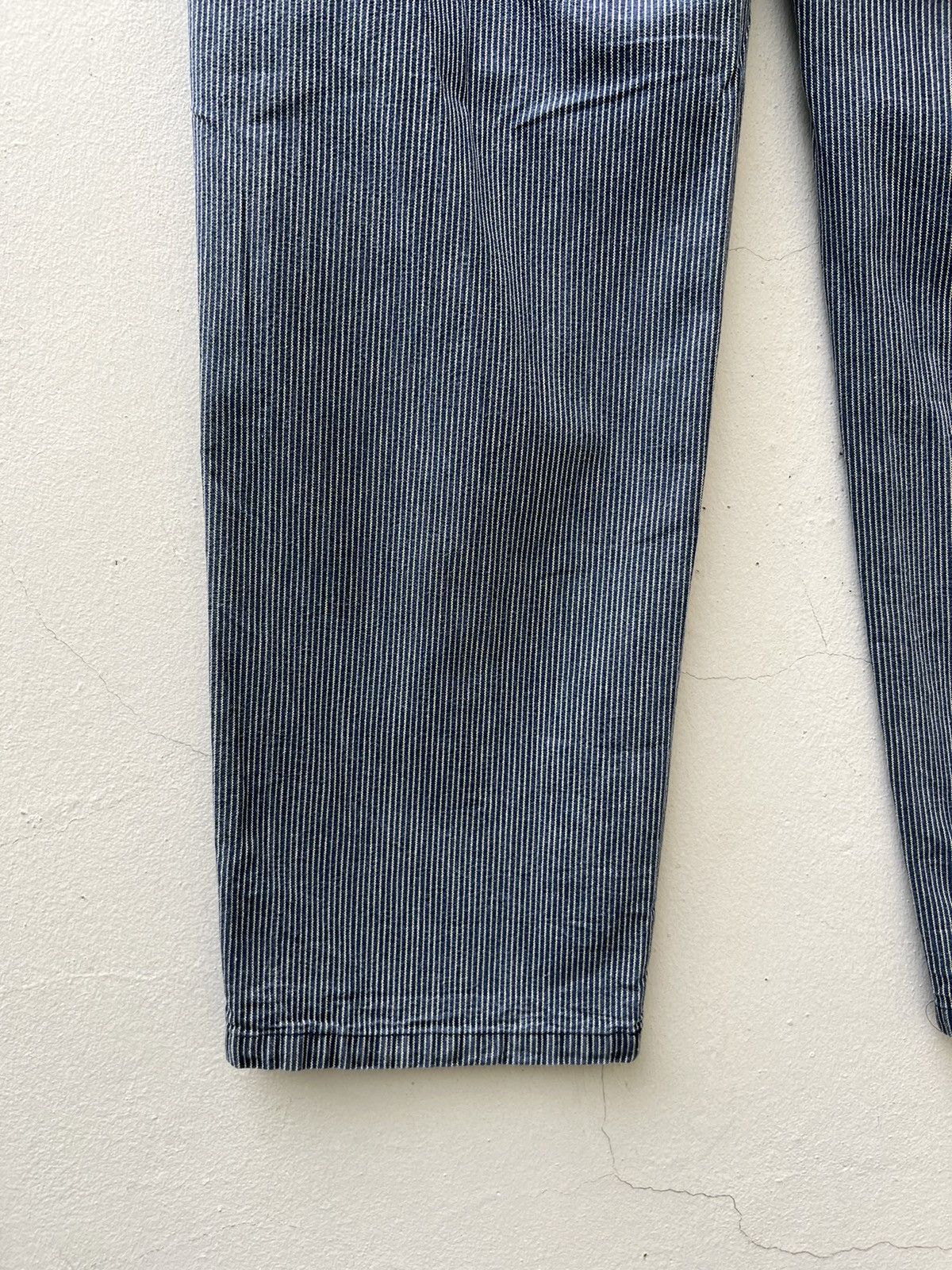 Freemans Sporting Club F.S.C. Japan Faded Hickory Striped Chinos Trouser Size US 31 - 19 Thumbnail