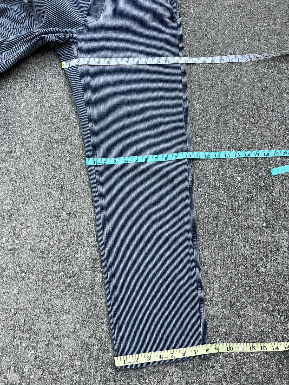 Freemans Sporting Club F.S.C. Japan Faded Hickory Striped Chinos Trouser Size US 31 - 3 Thumbnail