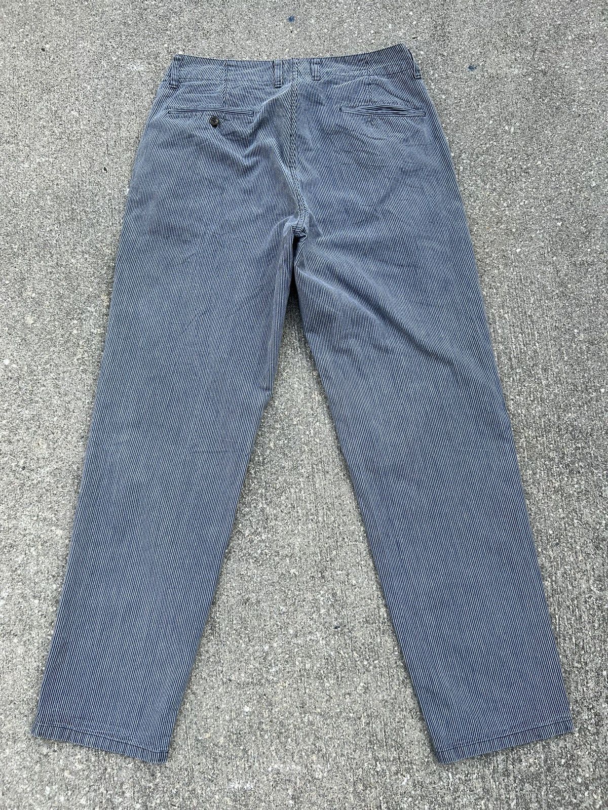 Freemans Sporting Club F.S.C. Japan Faded Hickory Striped Chinos Trouser Size US 31 - 5 Thumbnail