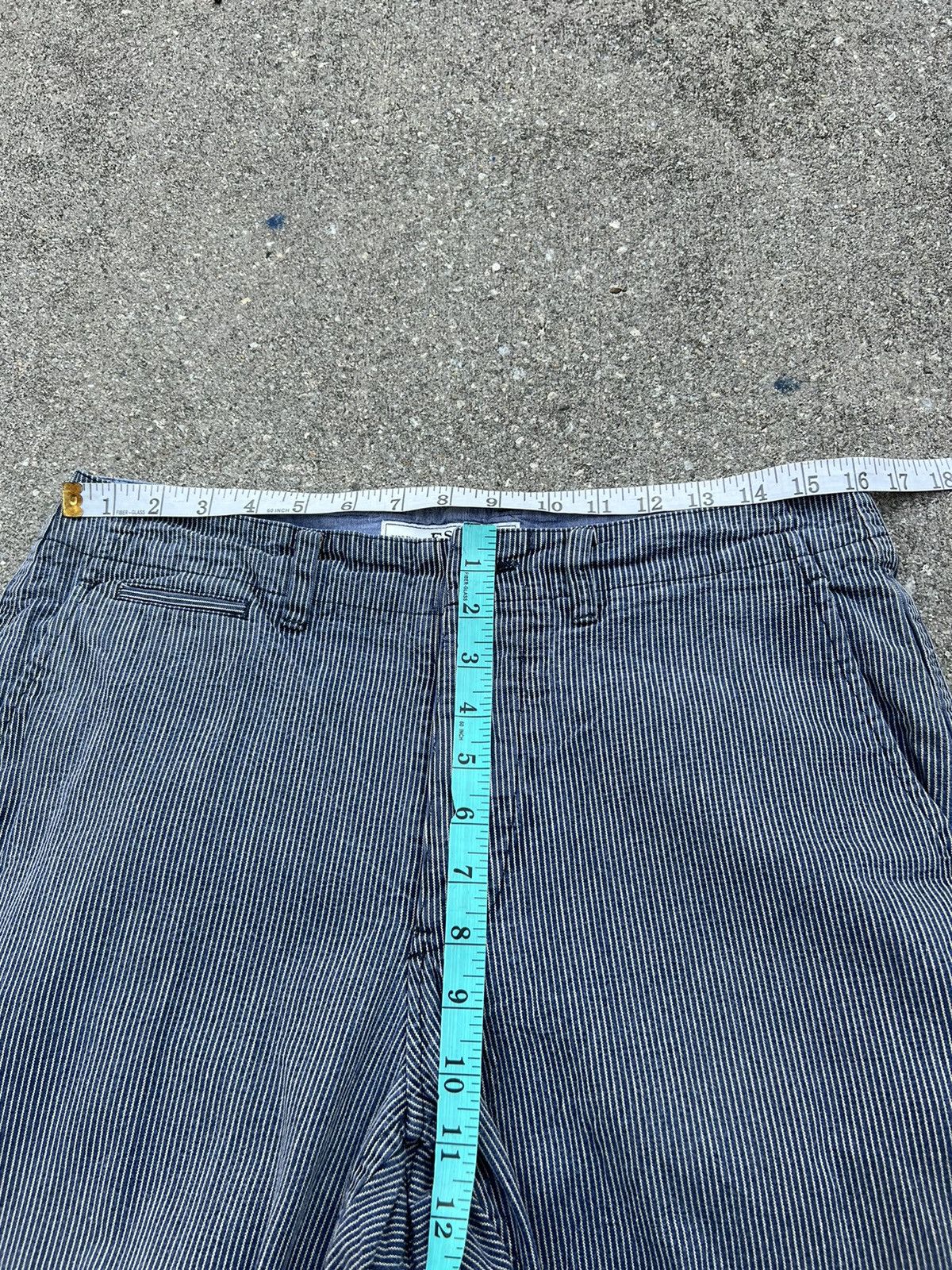 Freemans Sporting Club F.S.C. Japan Faded Hickory Striped Chinos Trouser Size US 31 - 2 Thumbnail