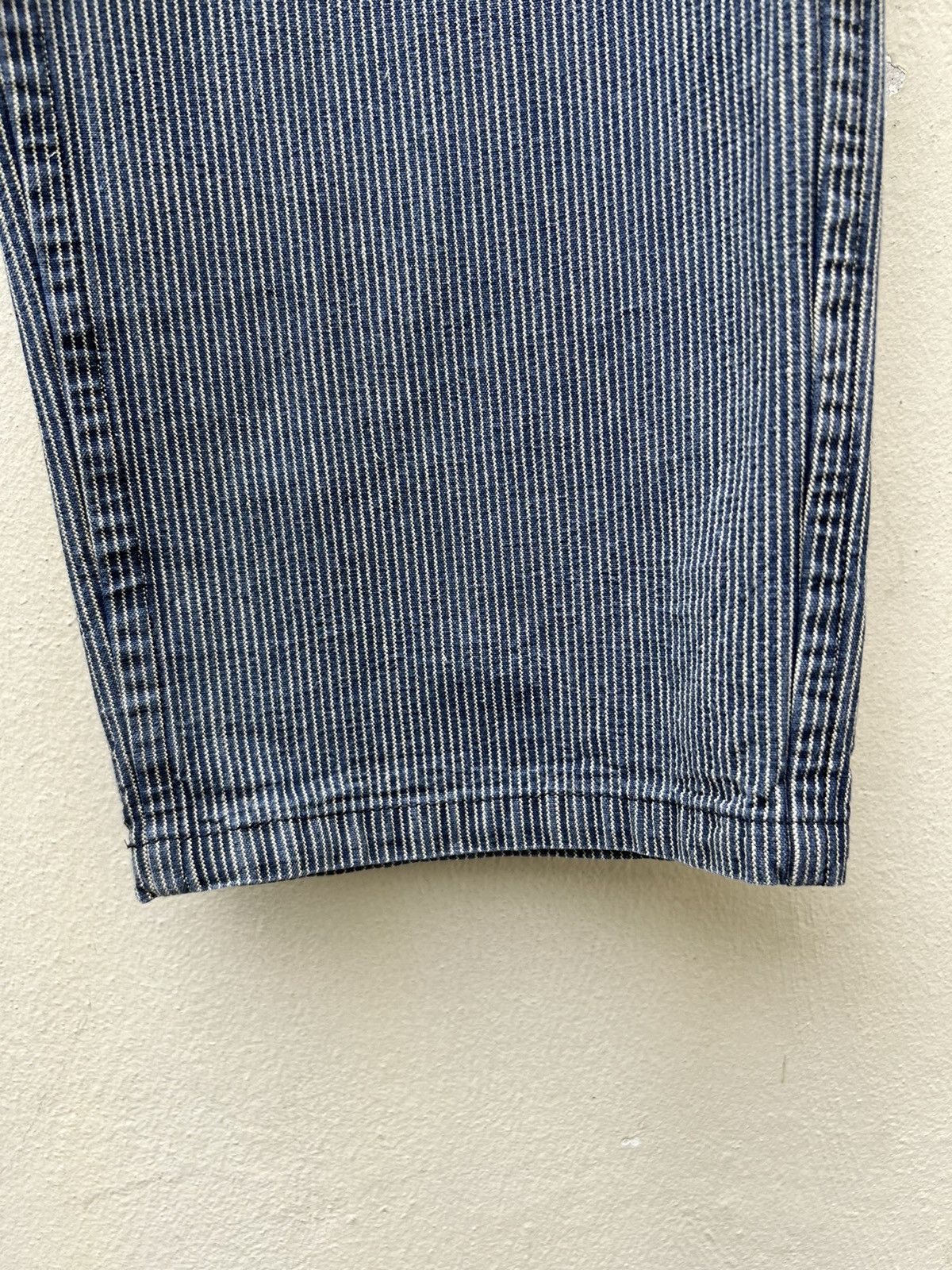 Freemans Sporting Club F.S.C. Japan Faded Hickory Striped Chinos Trouser Size US 31 - 16 Thumbnail