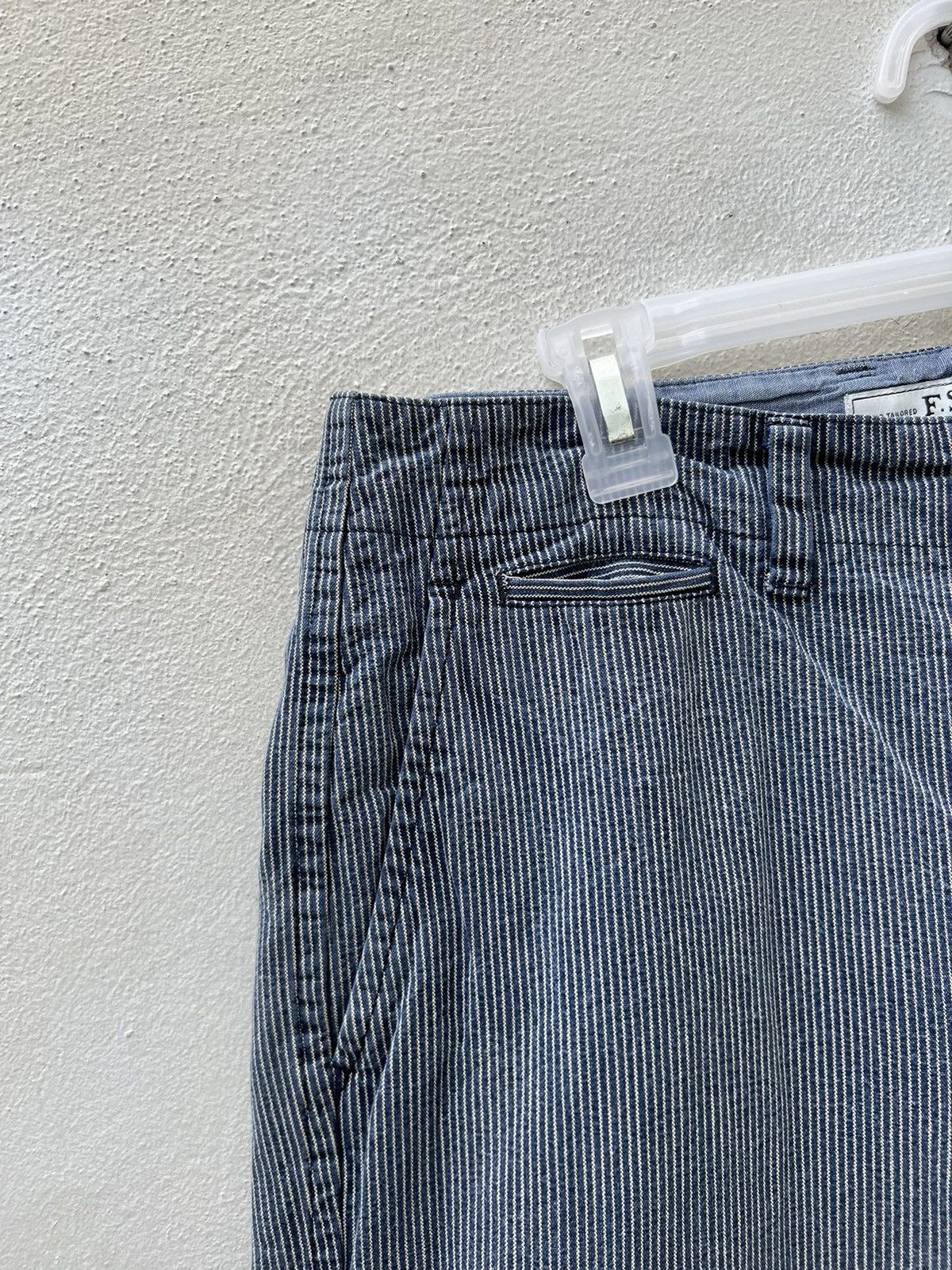 Freemans Sporting Club F.S.C. Japan Faded Hickory Striped Chinos Trouser Size US 31 - 8 Thumbnail