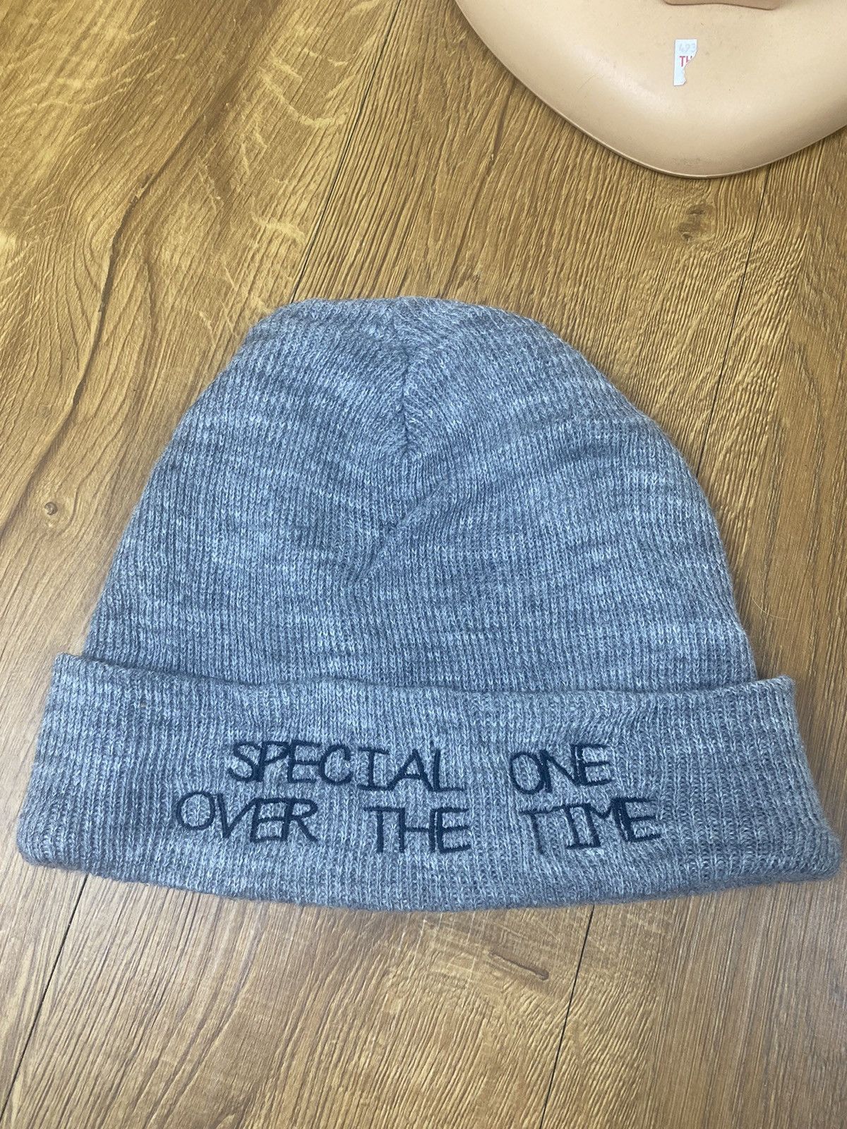 Japanese Brand "Special One Over The Time " Spellout Winter Hat Size ONE SIZE - 3 Thumbnail
