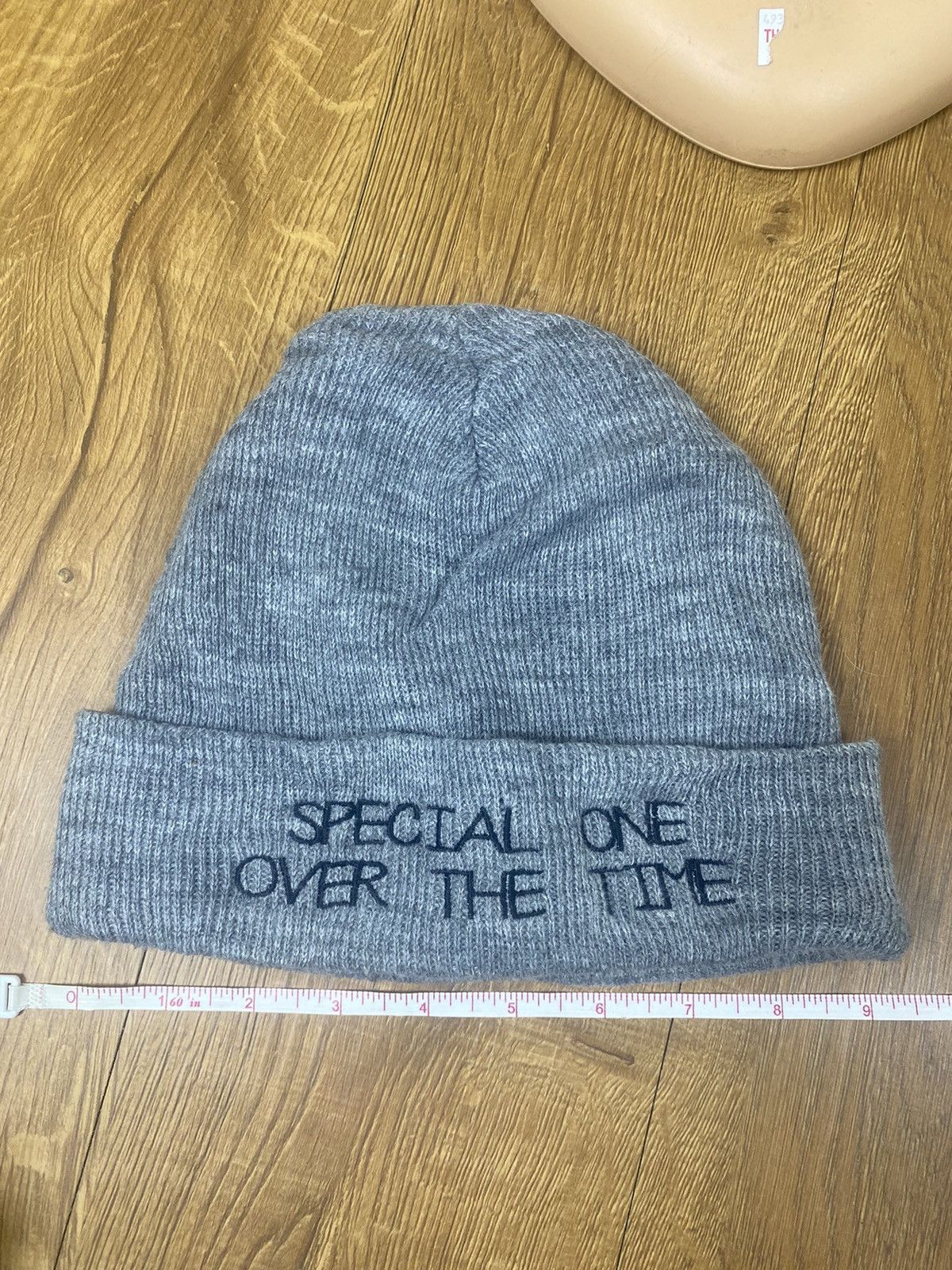 Japanese Brand "Special One Over The Time " Spellout Winter Hat Size ONE SIZE - 4 Thumbnail