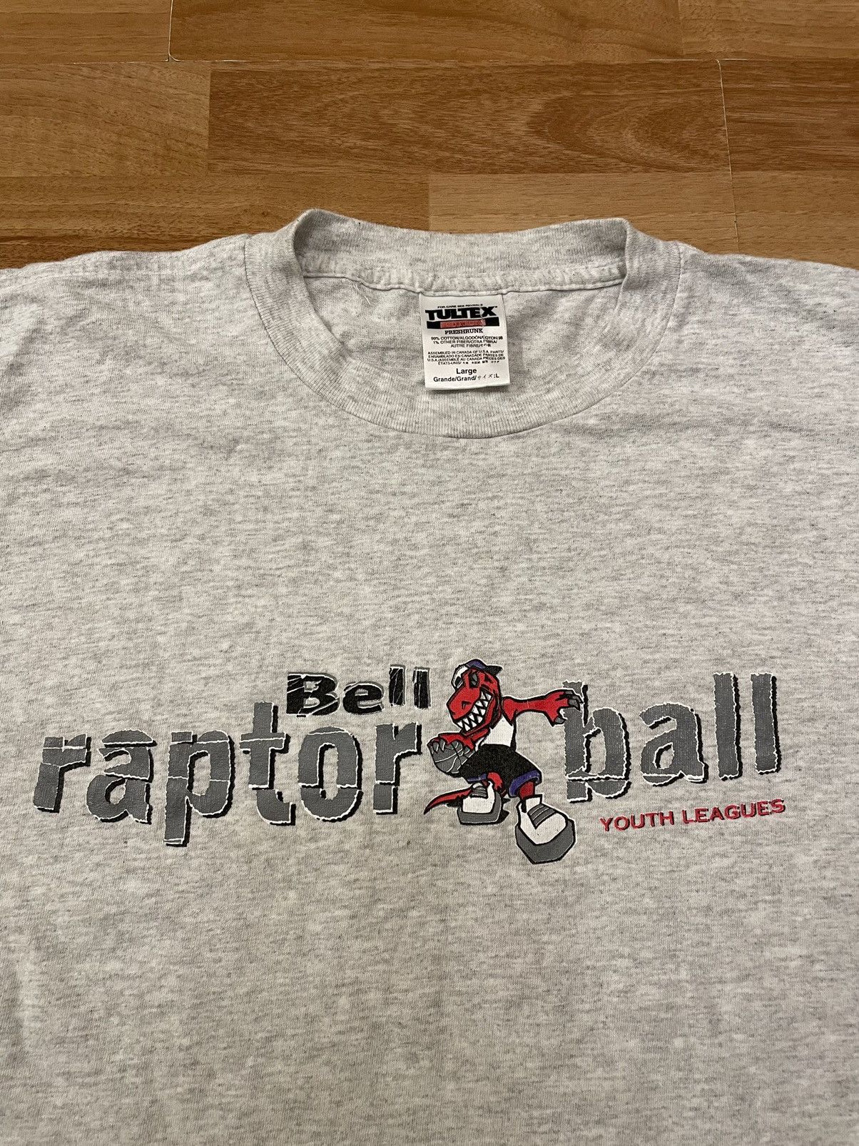 thumbnail image 2 of Philcos Toronto Raptors Vintage Distressed Black T-Shirt - Comfort Cotton Fan Gear 2 of 9