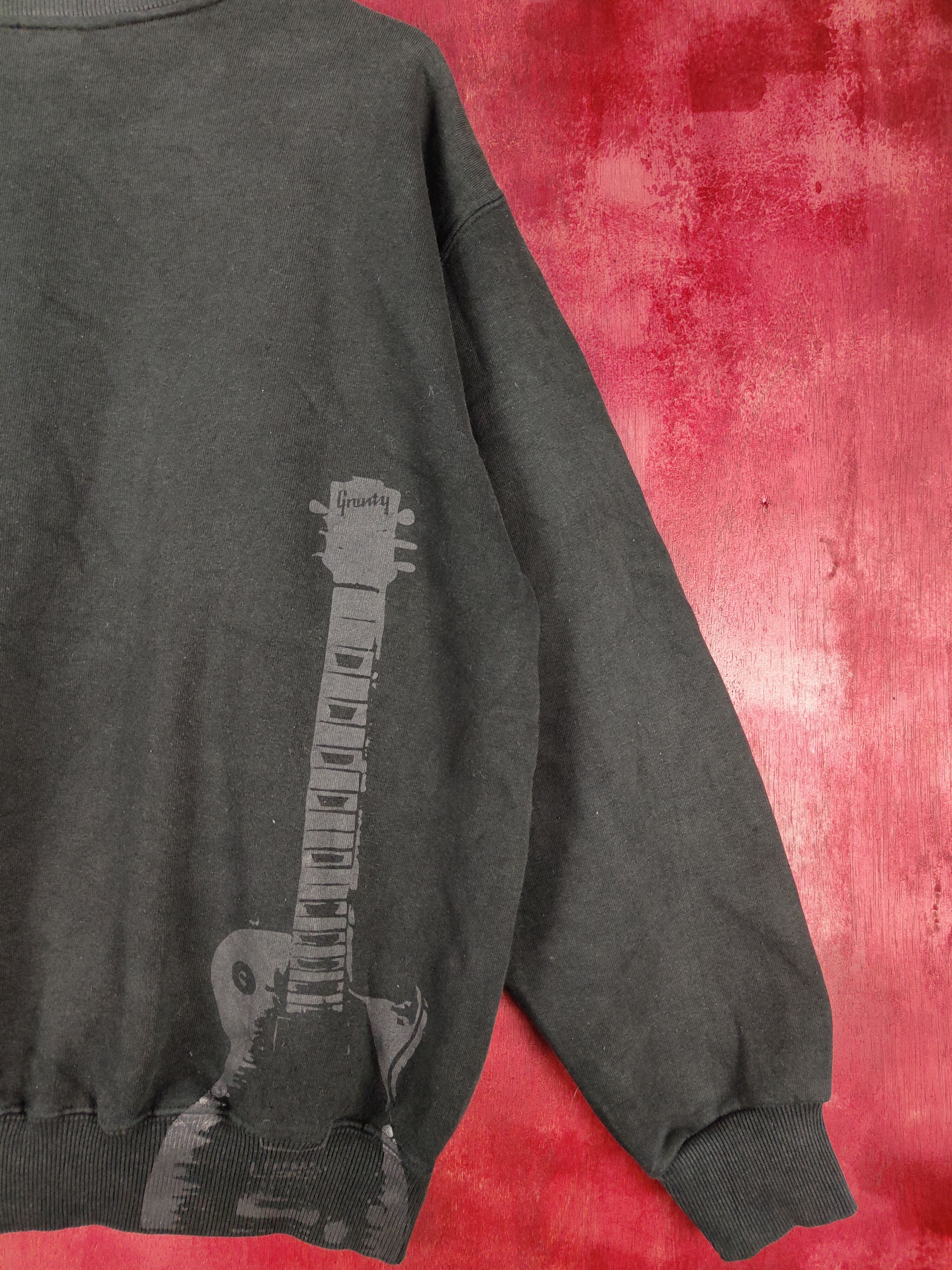 Japanese Brand TM Gravity skate surf Black Sweatshirt #4816 Size US M / EU 48-50 / 2 - 10 Thumbnail
