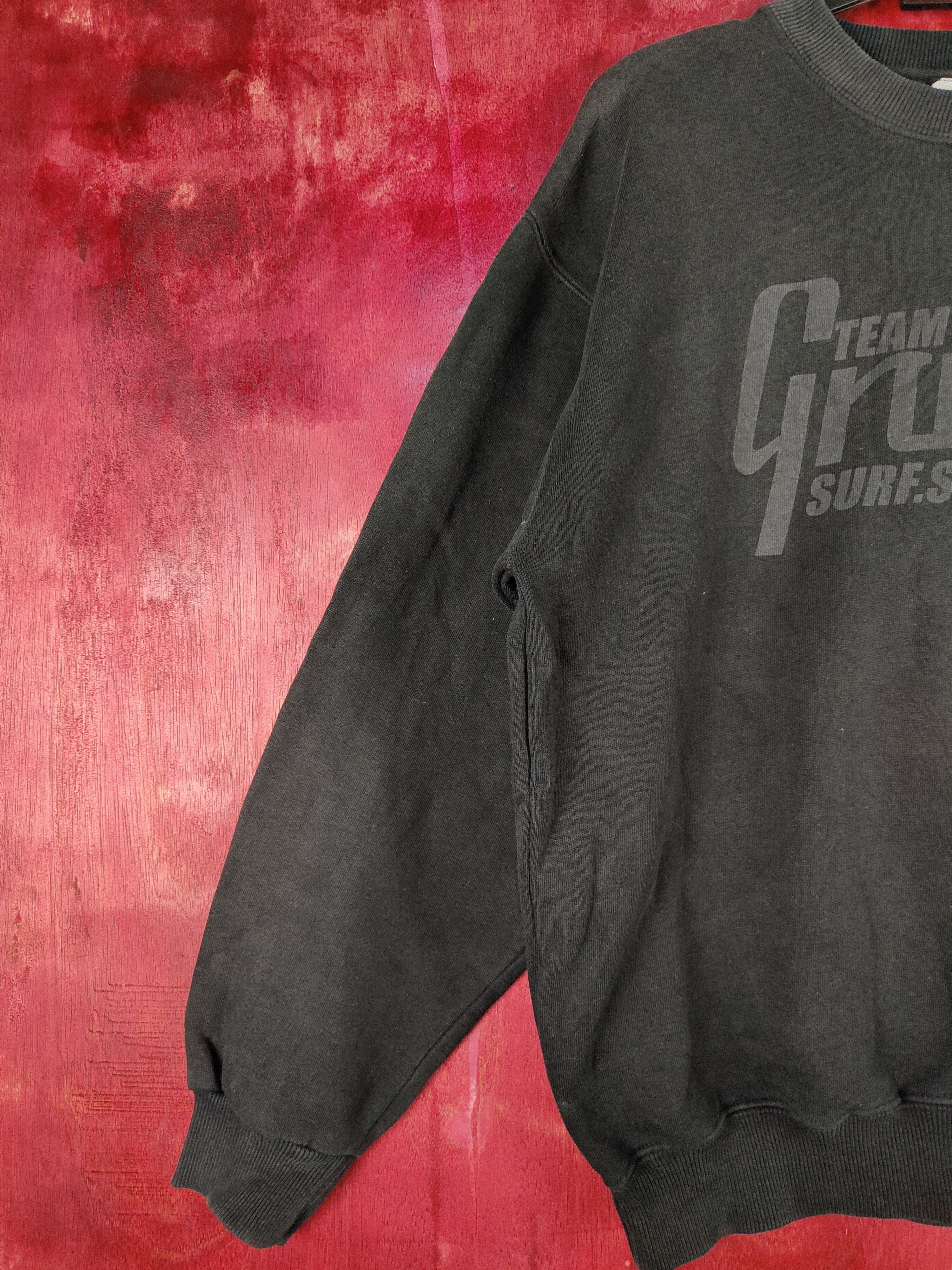 Japanese Brand TM Gravity skate surf Black Sweatshirt #4816 Size US M / EU 48-50 / 2 - 3 Thumbnail
