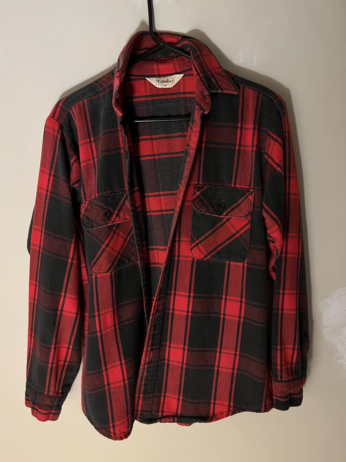 Vintage Vintage Red/Black Flannel Size US M / EU 48-50 / 2 - 7 Thumbnail