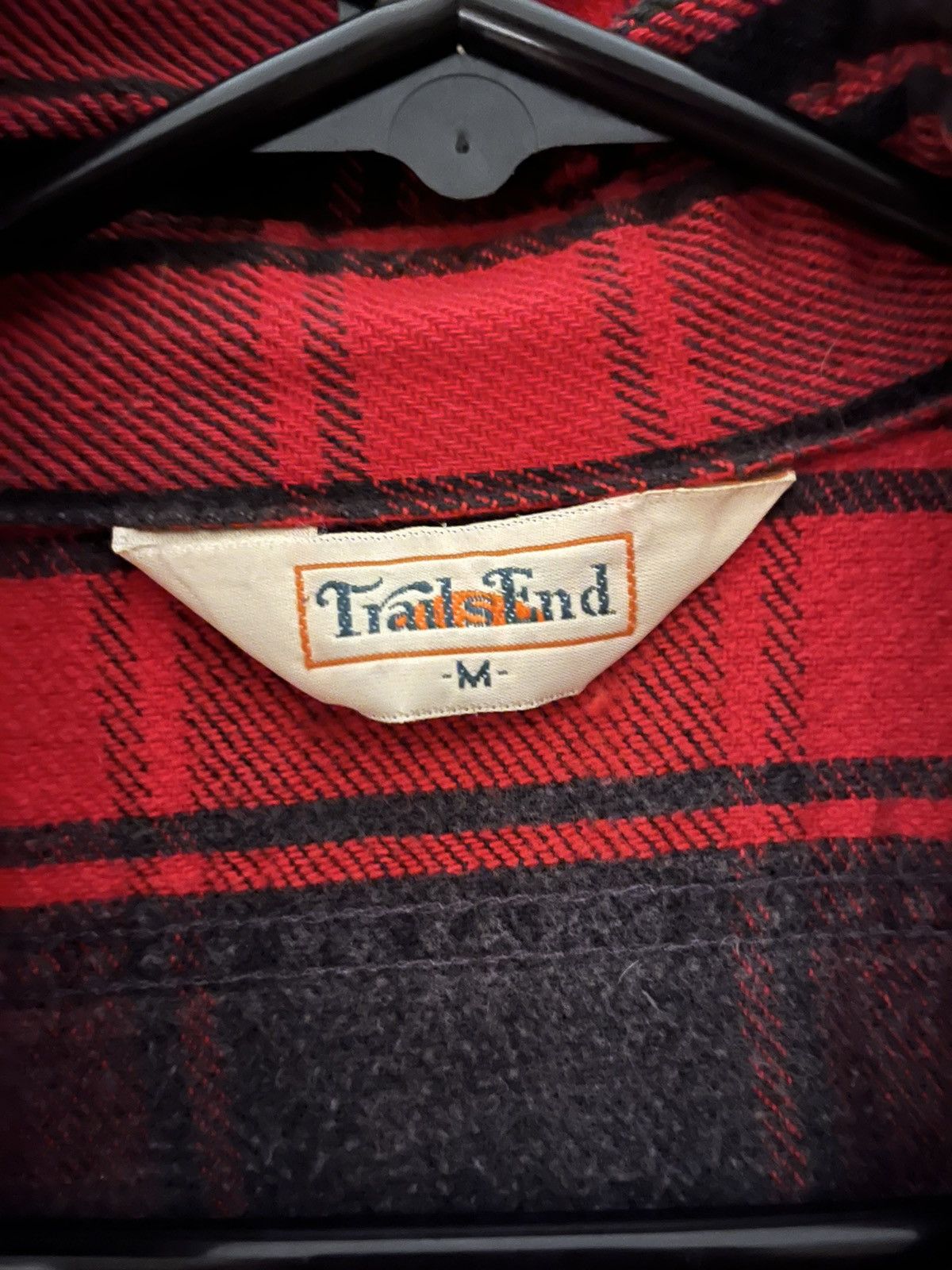 Vintage Vintage Red/Black Flannel Size US M / EU 48-50 / 2 - 9 Thumbnail