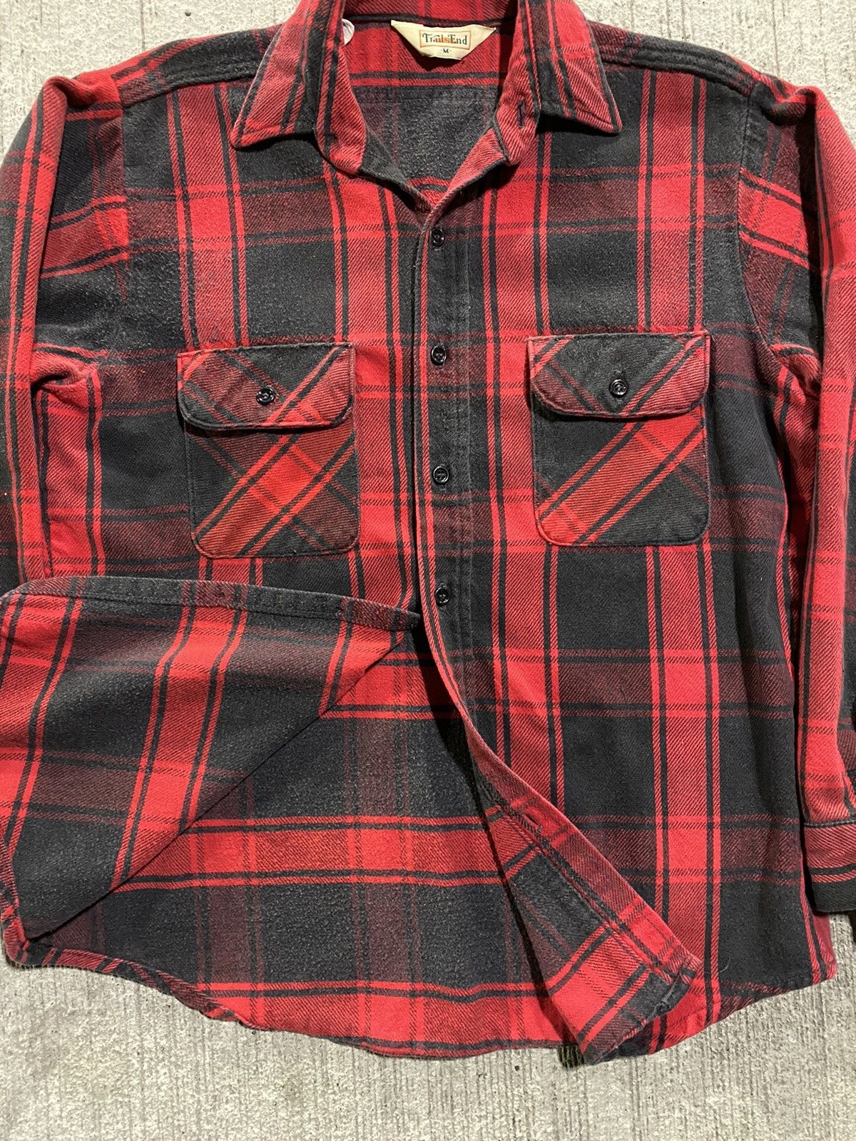 Vintage Vintage Red/Black Flannel Size US M / EU 48-50 / 2 - 6 Thumbnail