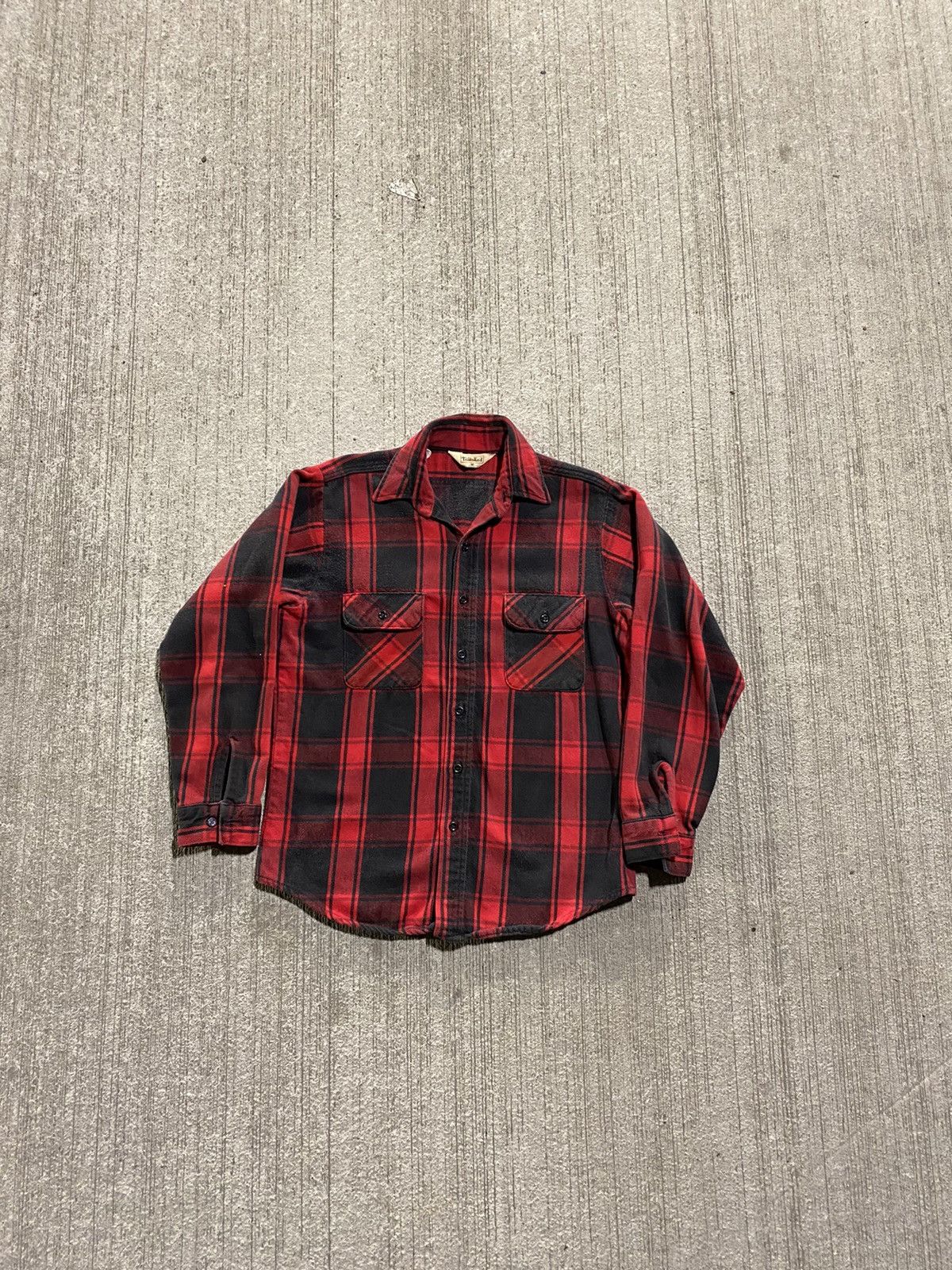 Vintage Vintage Red/Black Flannel Size US M / EU 48-50 / 2 - 5 Thumbnail