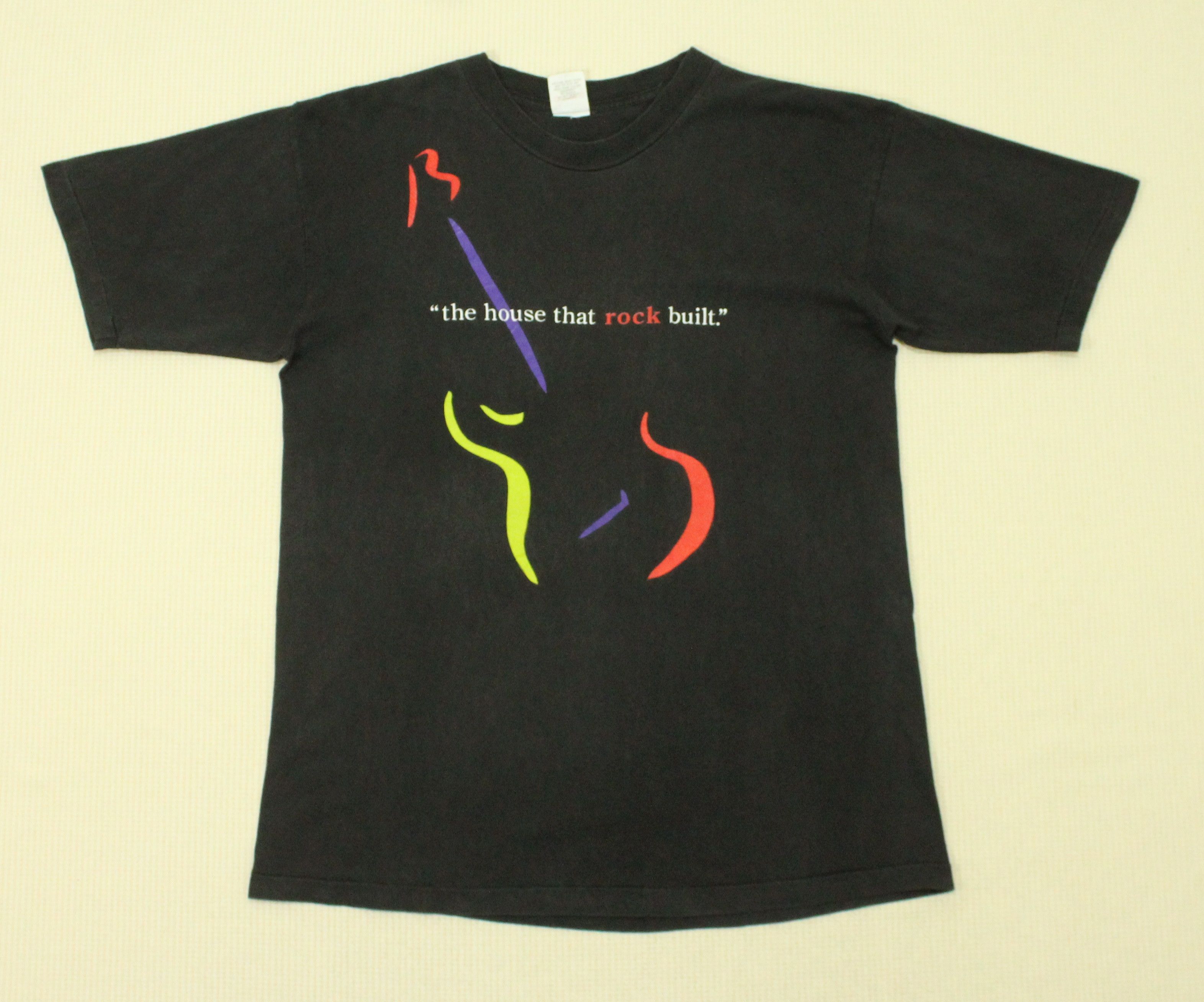 Band Tees Vintage HALL OF FAME MUSEUM T Shirt Single Stitch 1995 Size US XL / EU 56 / 4 - 7 Thumbnail