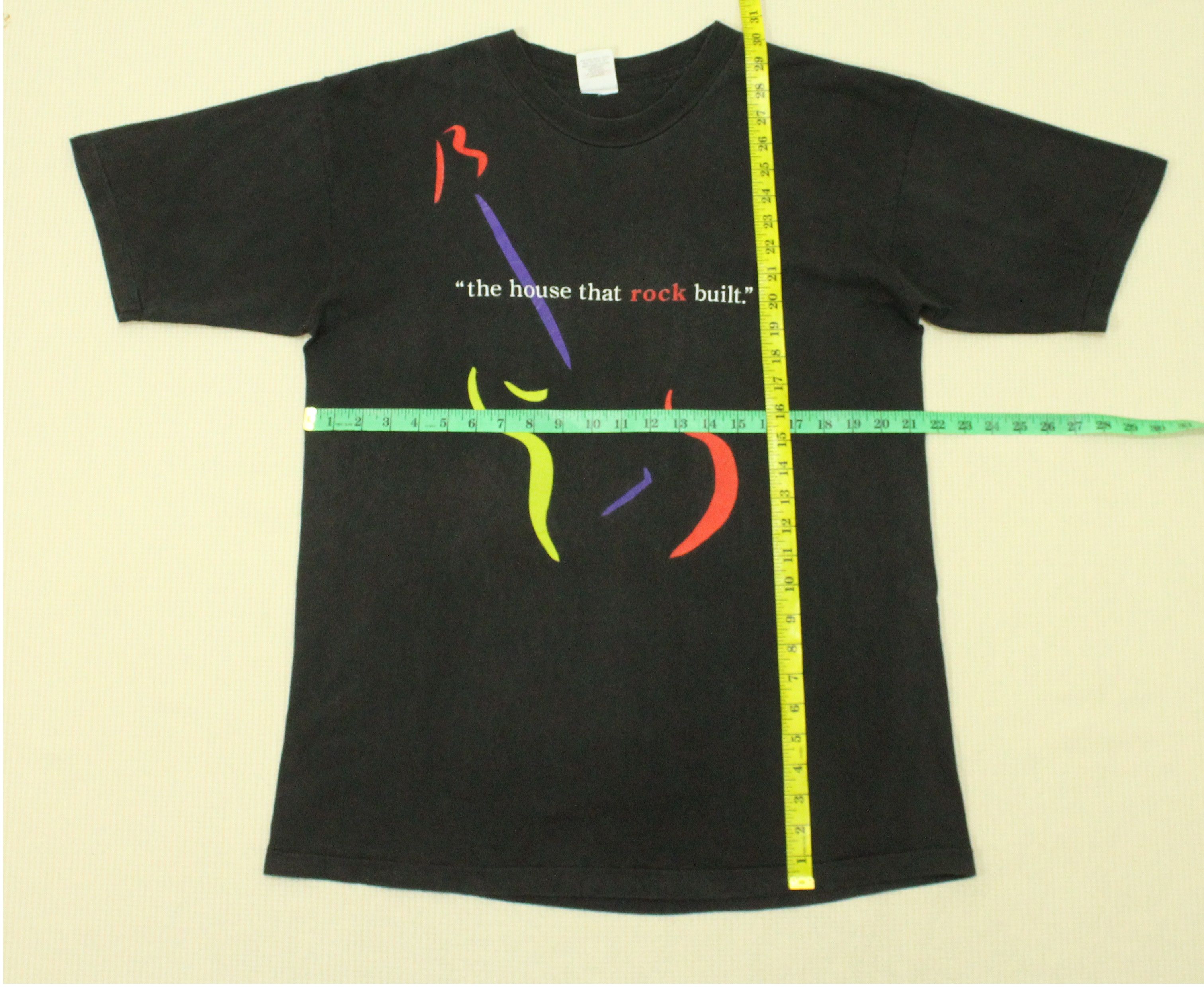 Band Tees Vintage HALL OF FAME MUSEUM T Shirt Single Stitch 1995 Size US XL / EU 56 / 4 - 14 Thumbnail