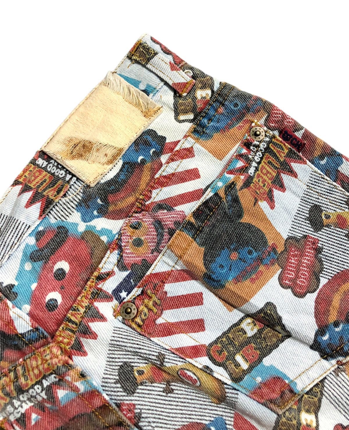 Hysteric Glamour 90's CHEEKY LIBERI Overprinted pant street fashion vibes Size US 29 - 12 Thumbnail