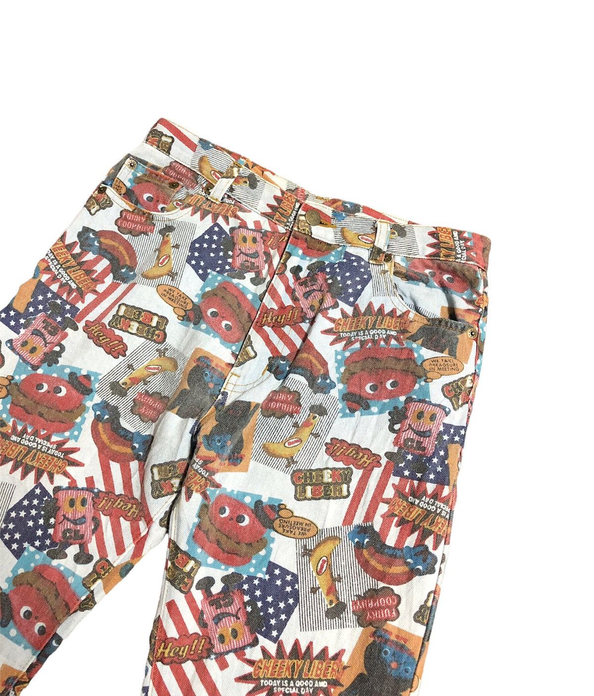 Hysteric Glamour 90's CHEEKY LIBERI Overprinted pant street fashion vibes Size US 29 - 5 Thumbnail