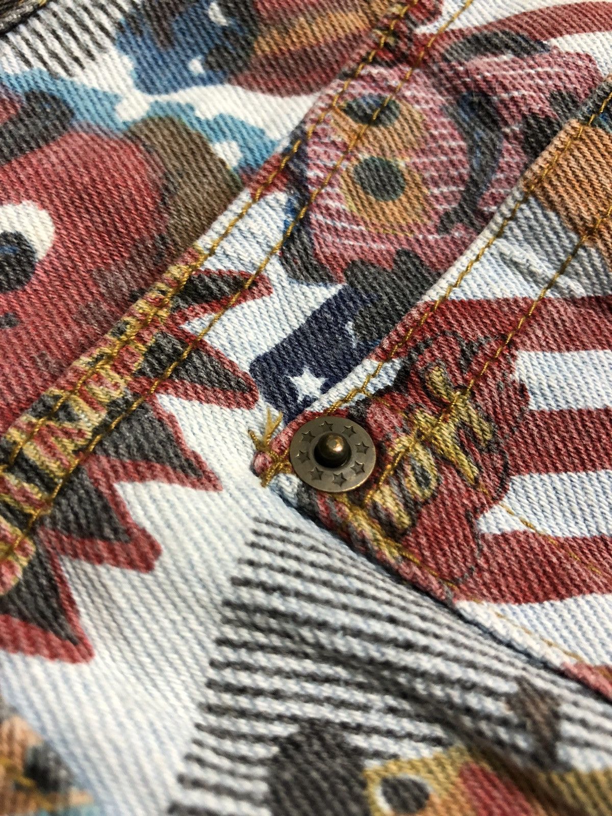 Hysteric Glamour 90's CHEEKY LIBERI Overprinted pant street fashion vibes Size US 29 - 16 Thumbnail