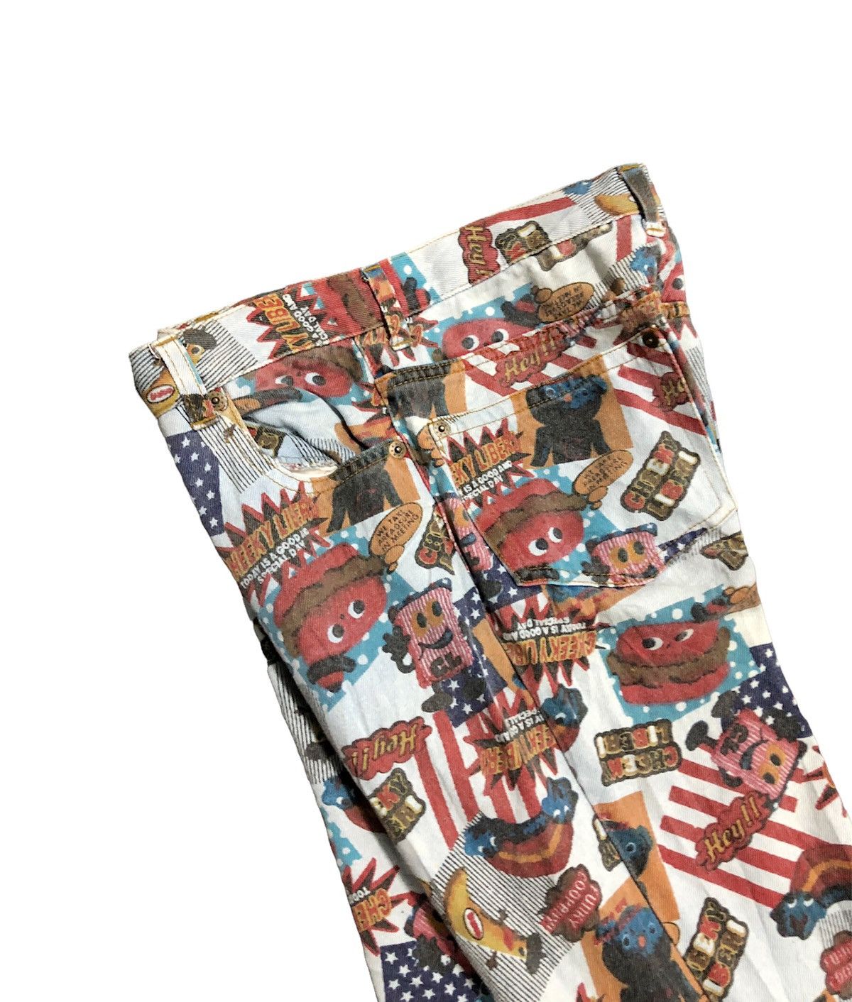 Hysteric Glamour 90's CHEEKY LIBERI Overprinted pant street fashion vibes Size US 29 - 11 Thumbnail
