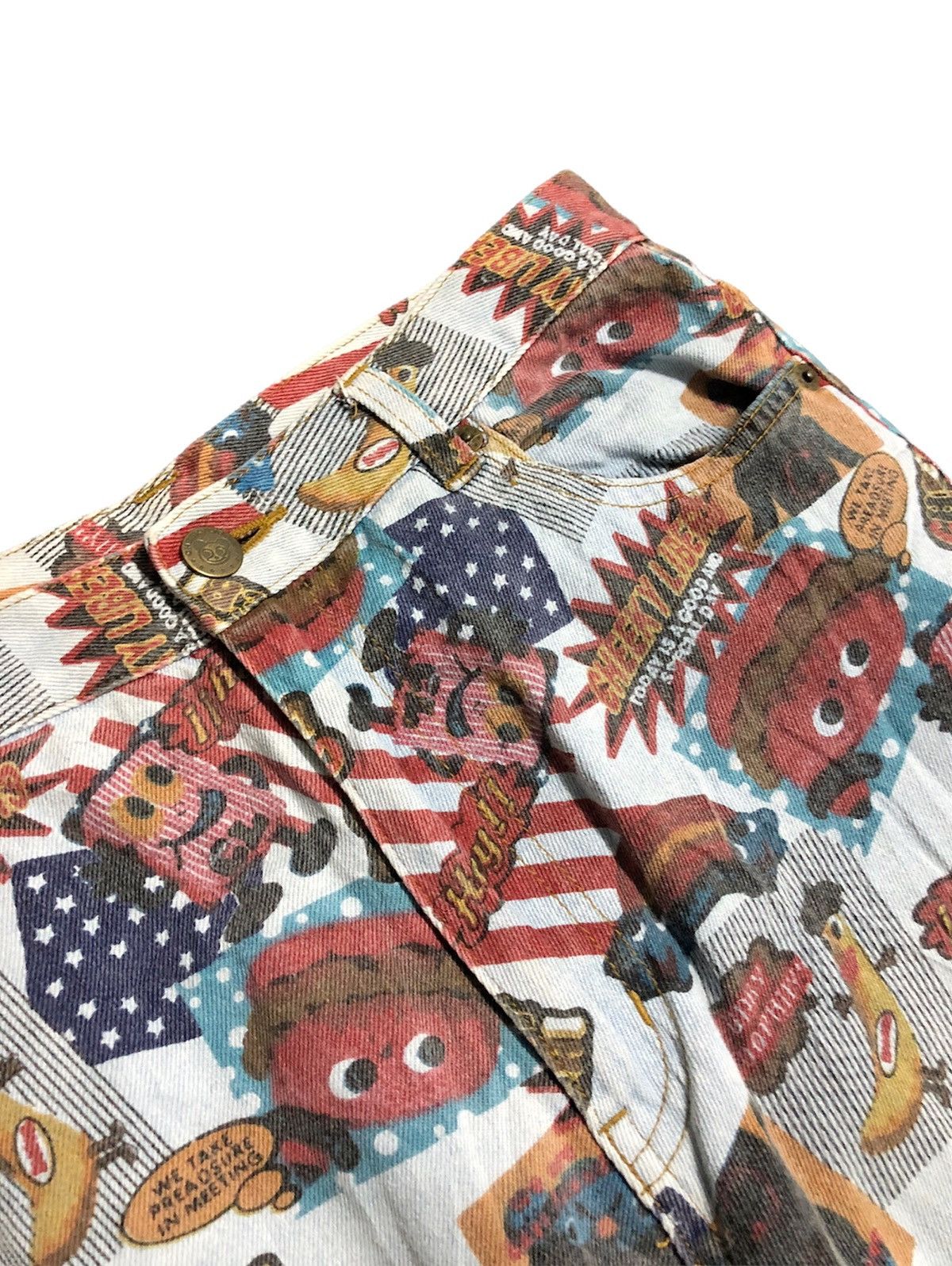 Hysteric Glamour 90's CHEEKY LIBERI Overprinted pant street fashion vibes Size US 29 - 8 Thumbnail