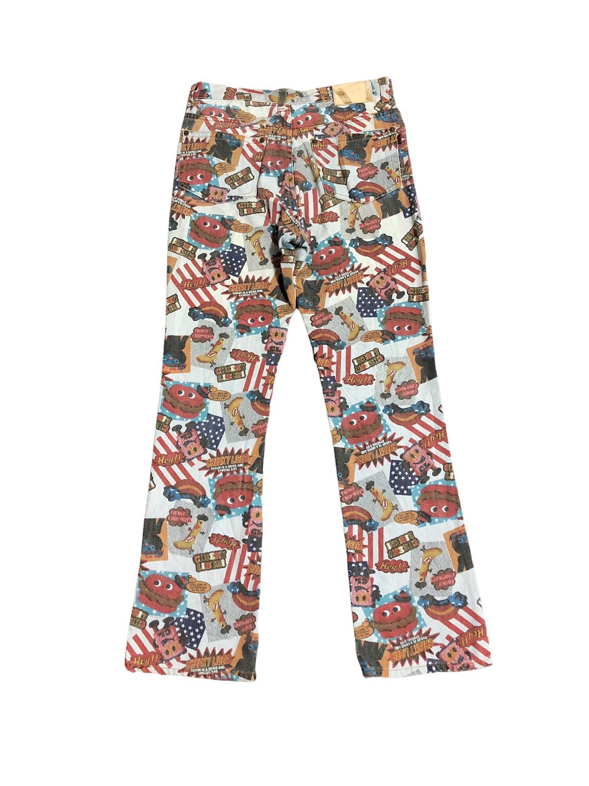 Hysteric Glamour 90's CHEEKY LIBERI Overprinted pant street fashion vibes Size US 29 - 3 Thumbnail