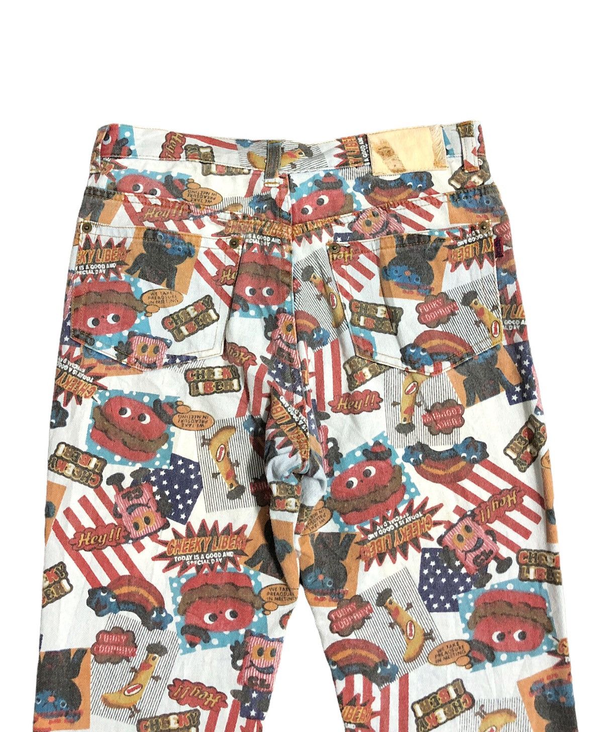 Hysteric Glamour 90's CHEEKY LIBERI Overprinted pant street fashion vibes Size US 29 - 10 Thumbnail