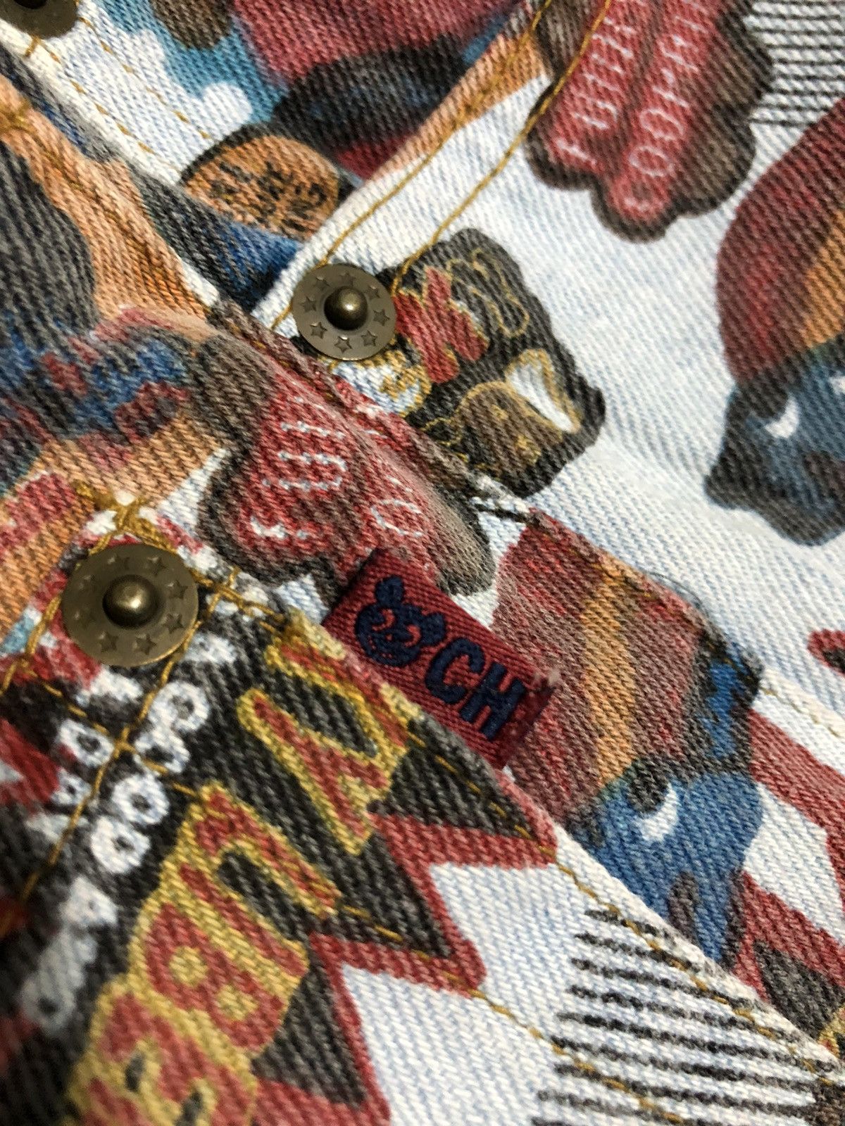 Hysteric Glamour 90's CHEEKY LIBERI Overprinted pant street fashion vibes Size US 29 - 17 Thumbnail