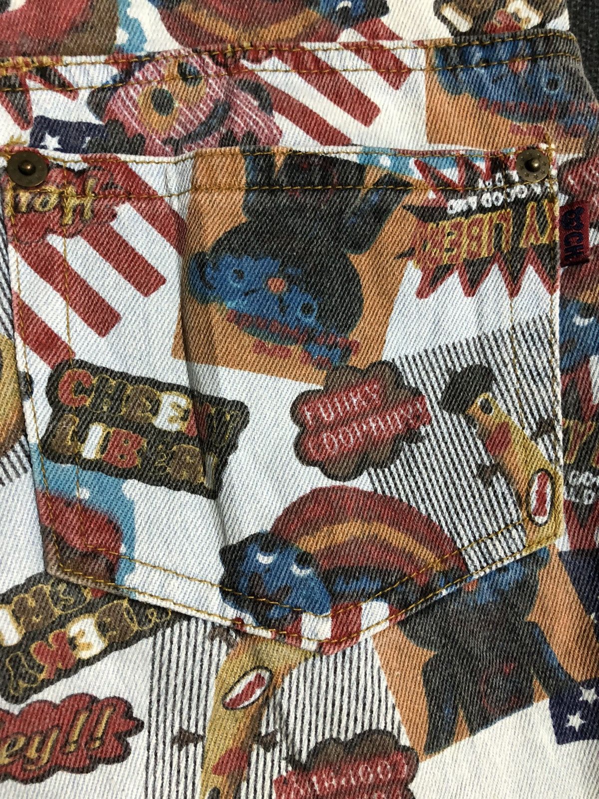 Hysteric Glamour 90's CHEEKY LIBERI Overprinted pant street fashion vibes Size US 29 - 15 Thumbnail