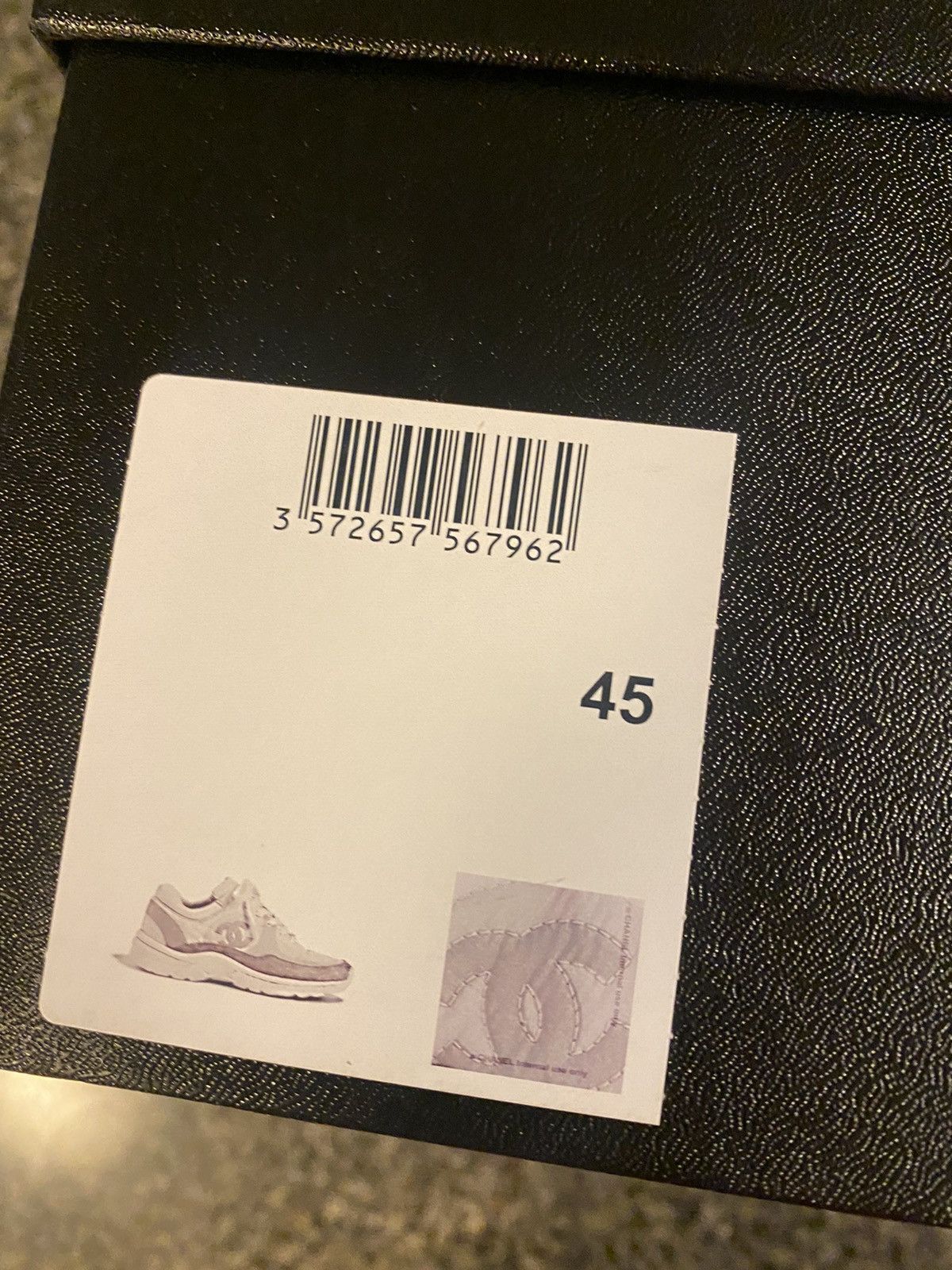 Chanel Vintage Chanel 21CC Lambskin Interlocking CC Sneaker Trainer Size US 12 / EU 45 - 7 Thumbnail