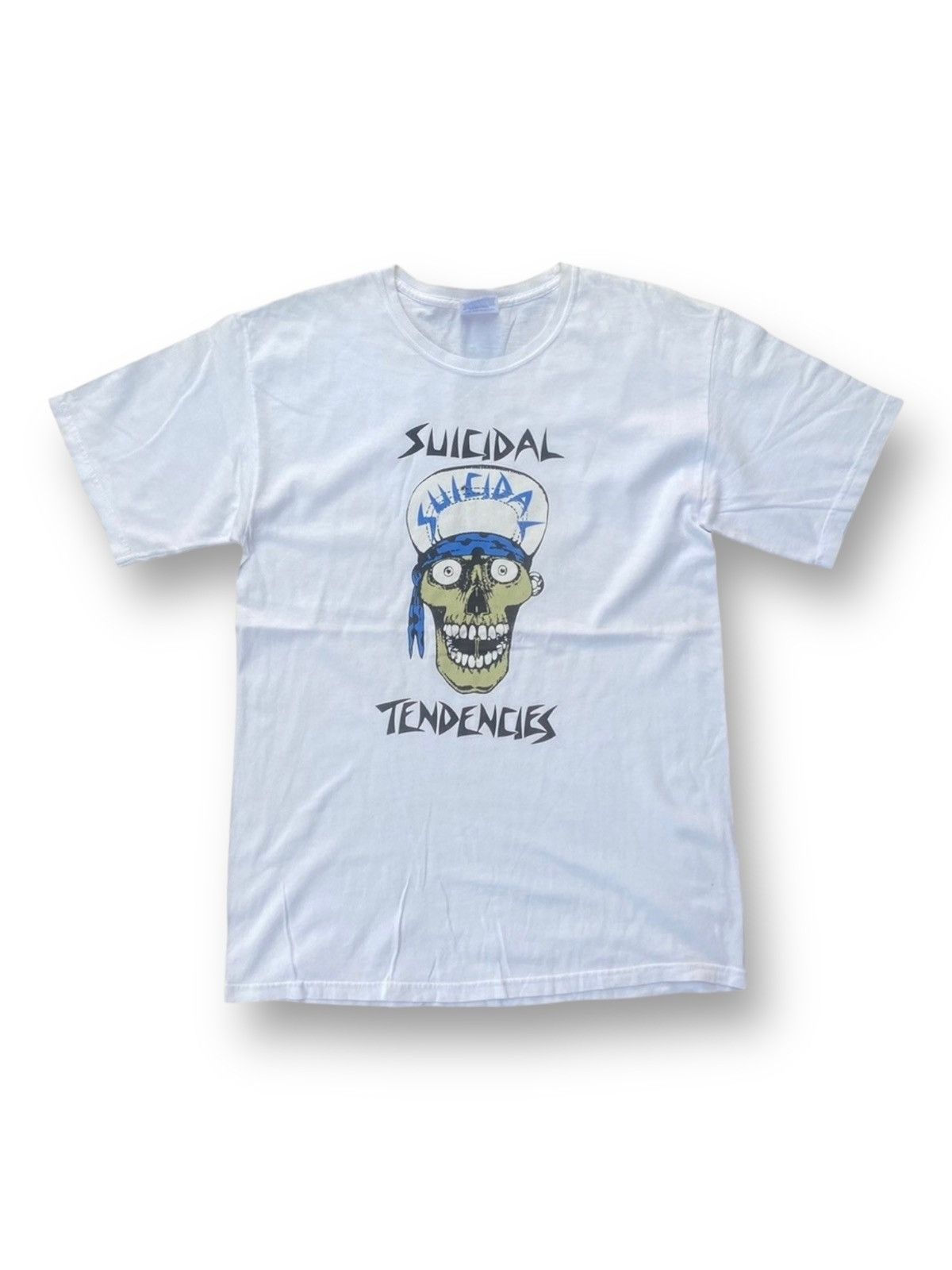image of Band Tees x Vintage Suicidal Tendencies Vintage Band Shirt. R in White, Men's (Size Medium)