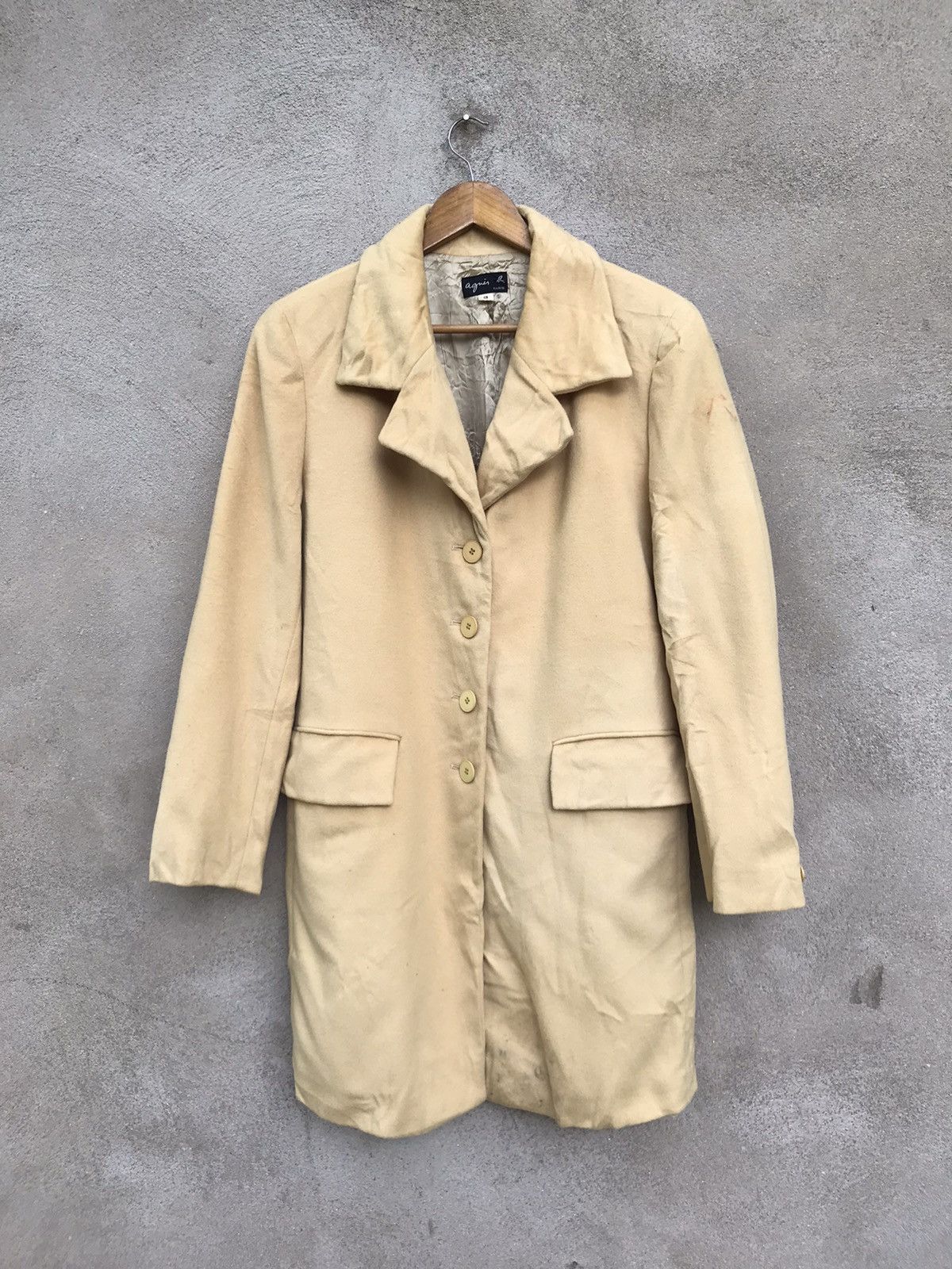 Beauty Beast × agnes b. RARE AGNES B WOOL LONG JACKET Size US M / EU 48-50 / 2 - 2 Thumbnail