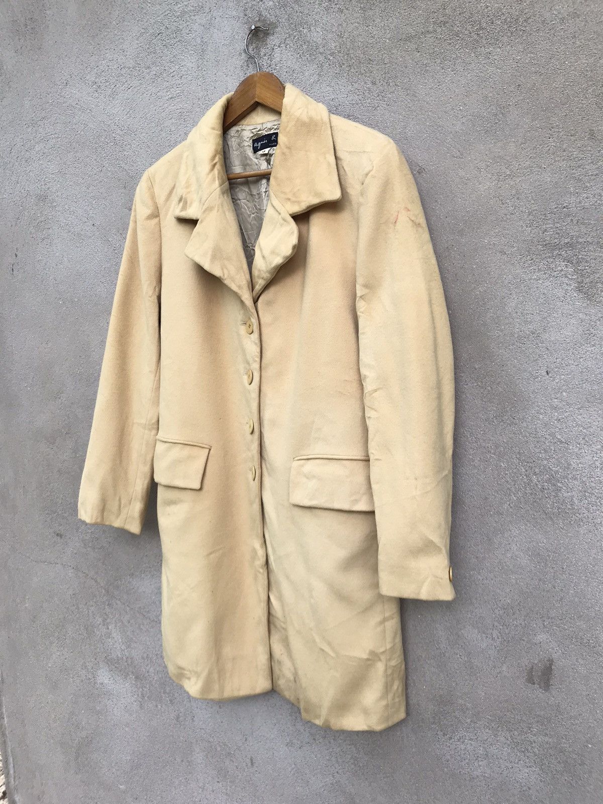Beauty Beast × agnes b. RARE AGNES B WOOL LONG JACKET Size US M / EU 48-50 / 2 - 3 Thumbnail