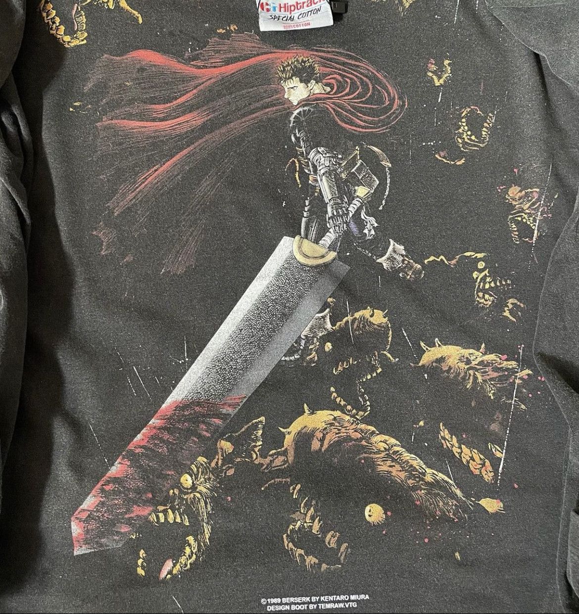 T-shirt Vintage Berserk 2XL - Graphique Anime Japonais Kenataro Miura Y2K